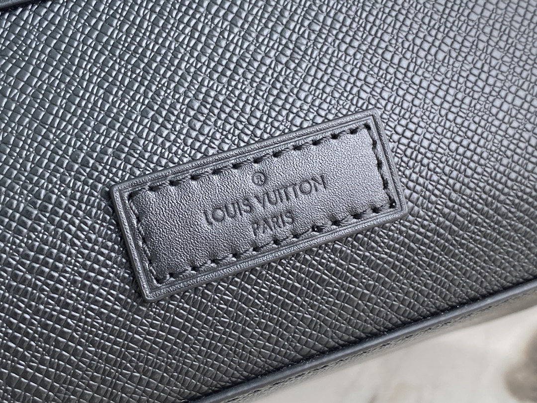 [TOP] Louis Vuitton LV Men's Soft Trunk Backpack 26x37x14cm - Black