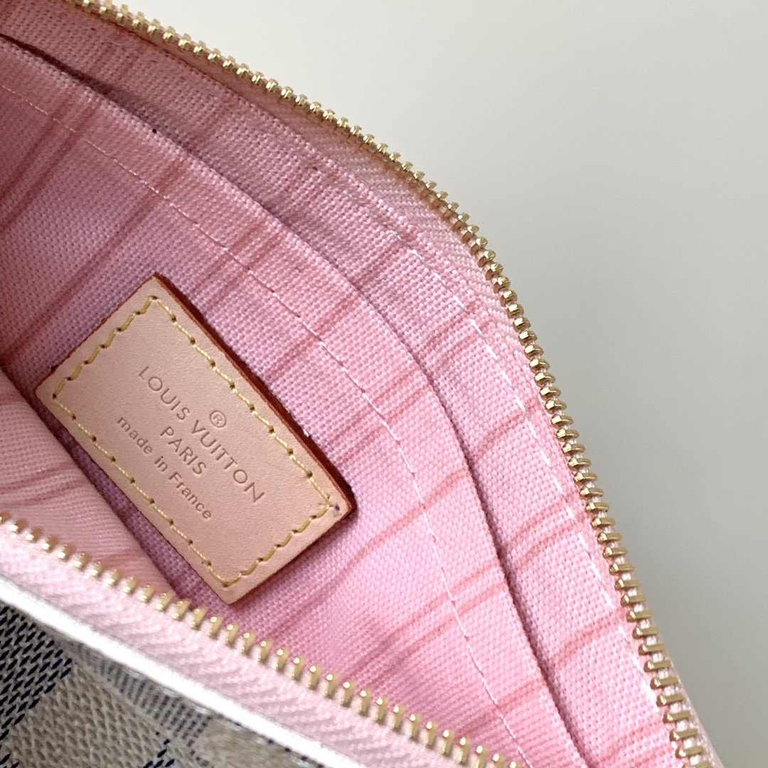 [TOP] Louis Vuitton LV Neverfull Dmier Azur PM - Pink