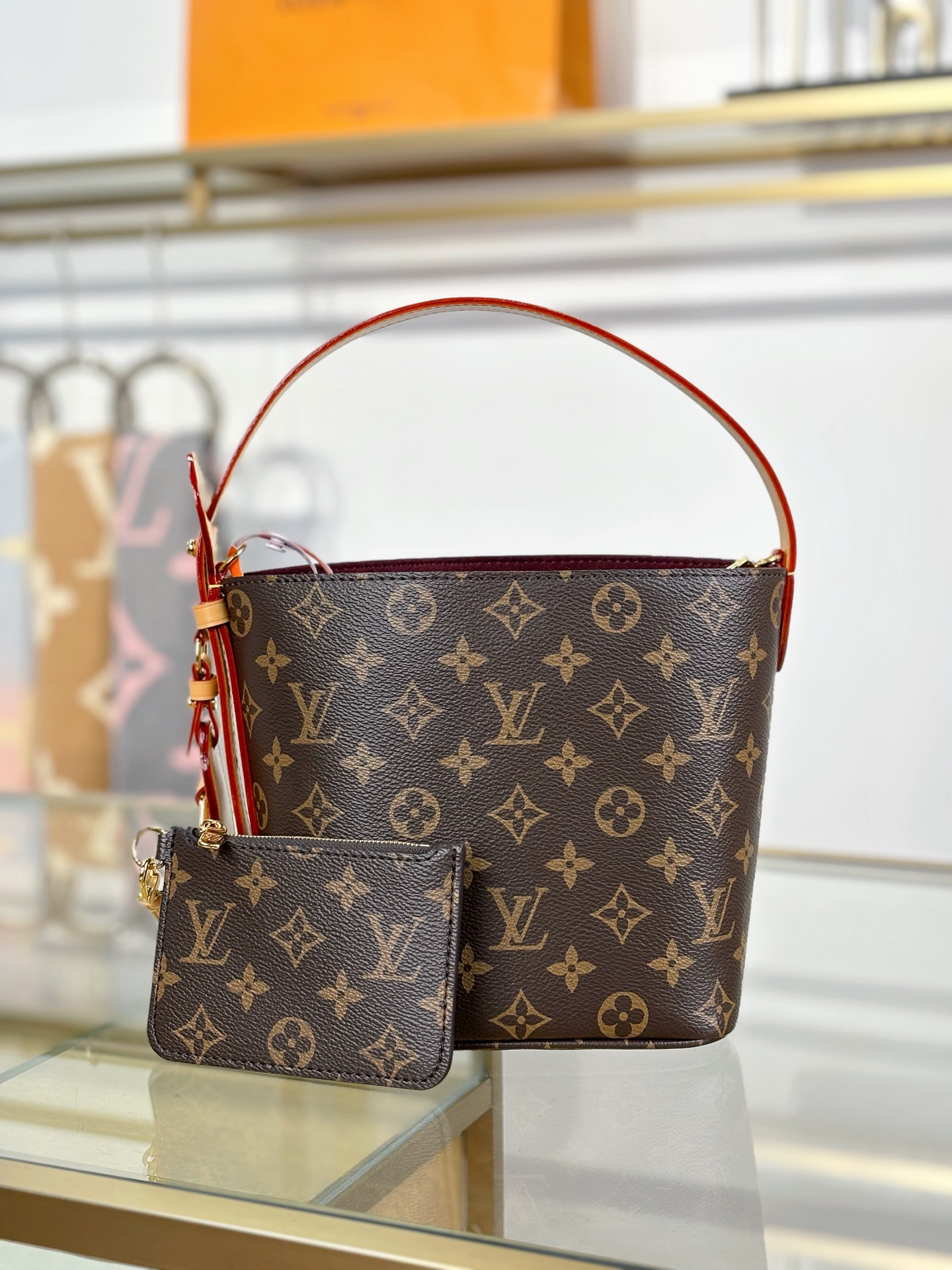 [TOP] Louis Vuitton LV ALL IN BB Bag 16x18x12cm - Monogram