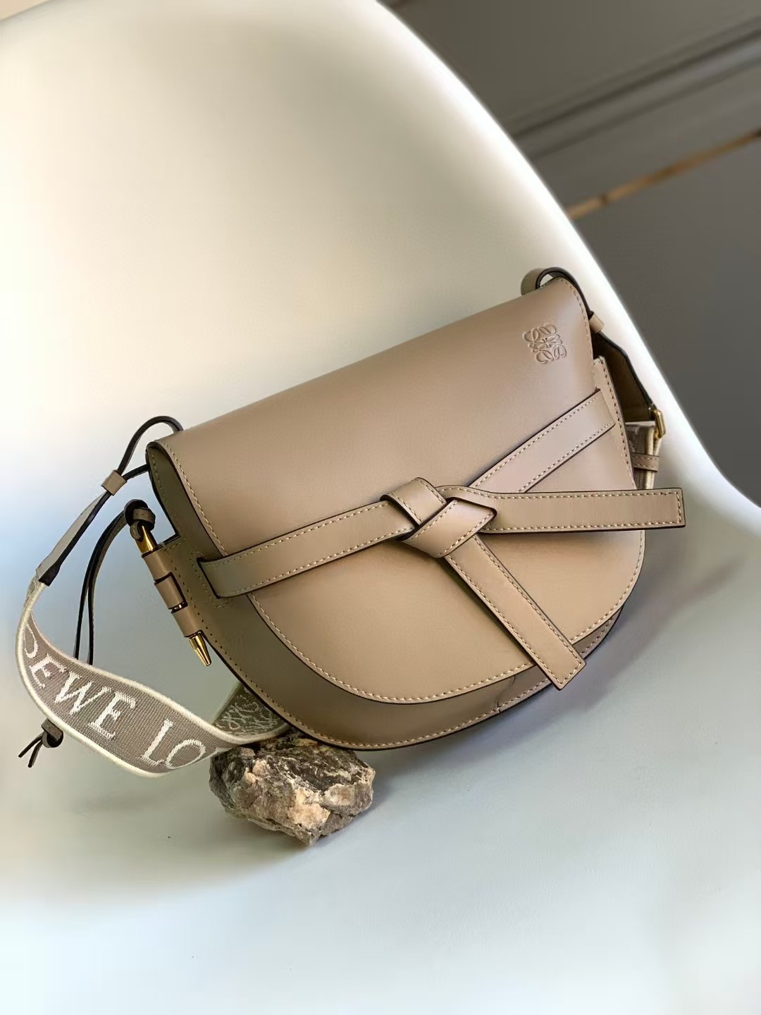 [TOP] LOEWE Gate Bag 25x19x11.5 cm - Khaki