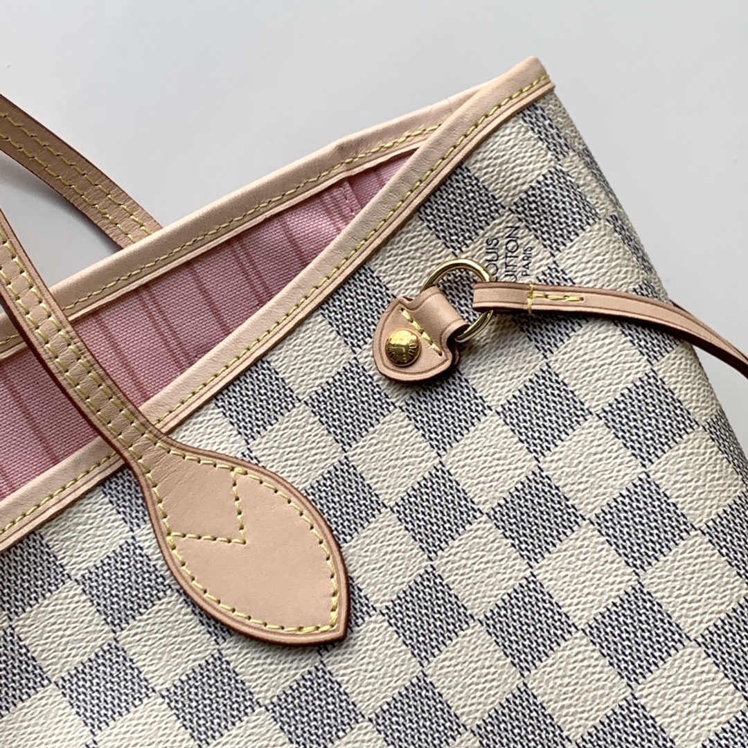 [TOP] Louis Vuitton LV Neverfull Dmier Azur PM - Pink