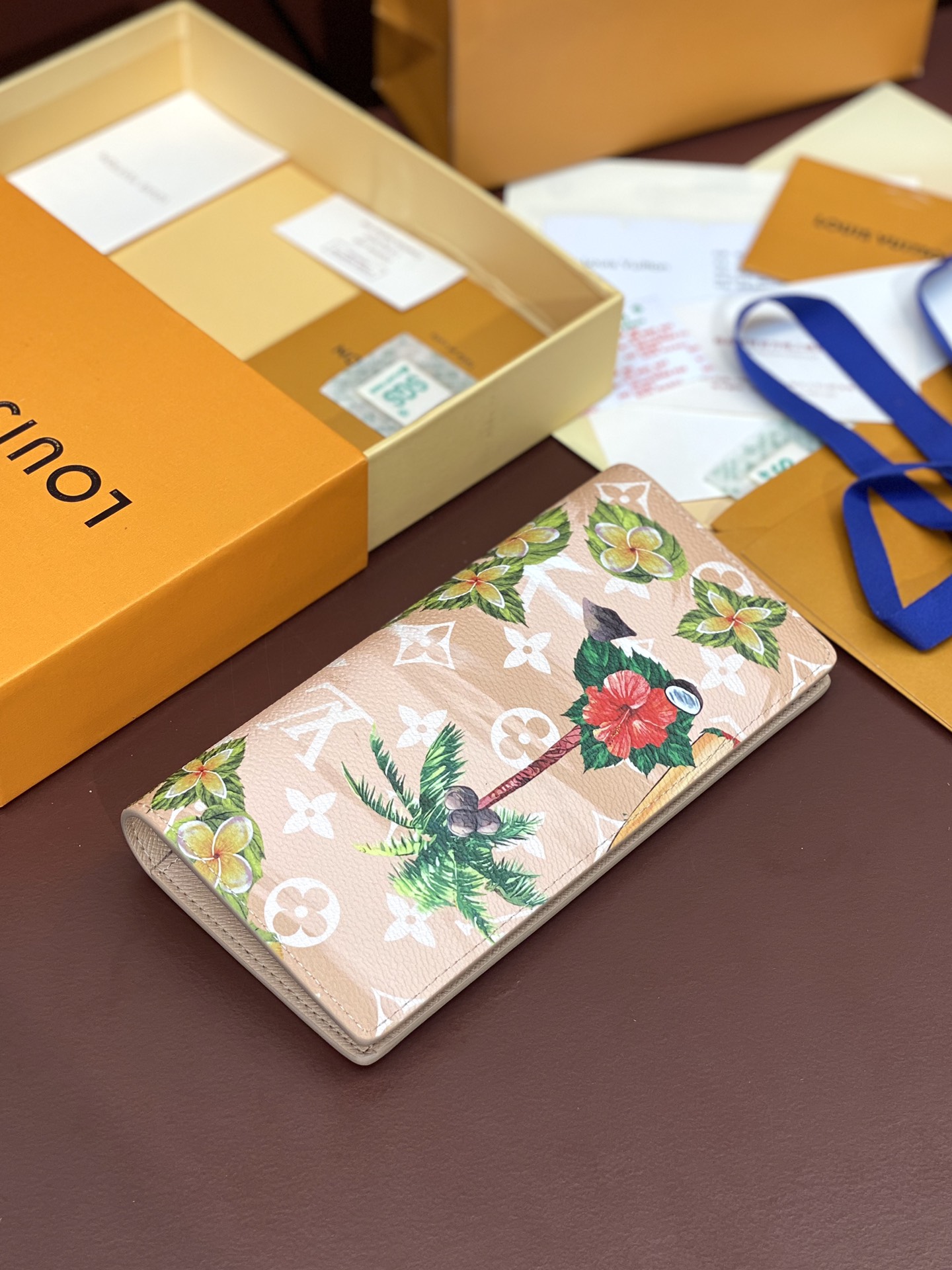 [TOP] Louis Vuitton LV Monogram Eclipse Wallet 19X10cm - Khaki