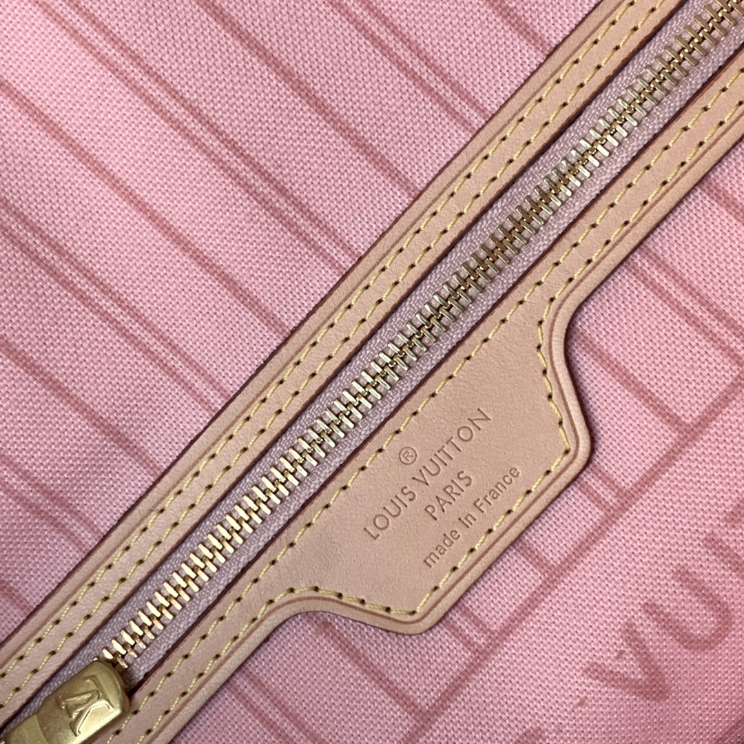 [TOP] Louis Vuitton LV Neverfull Dmier Azur PM - Pink
