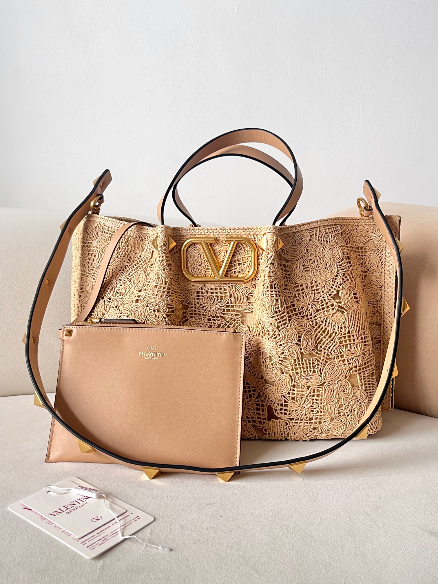 [TOP] VALENTINO Tote Bag 35x25x17cm - 2 Colors