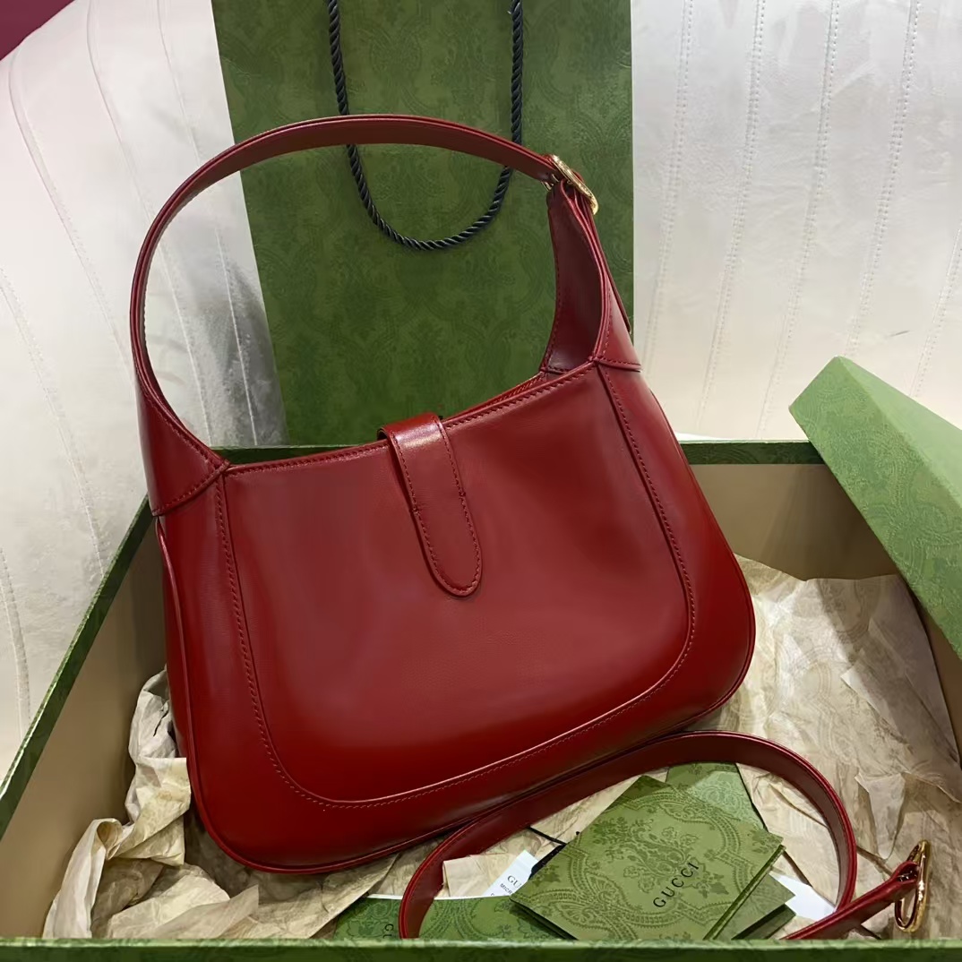 [TOP] GUCCI Jackie 1961 Shoulder Bag Small 27.5x19x4cm - Red