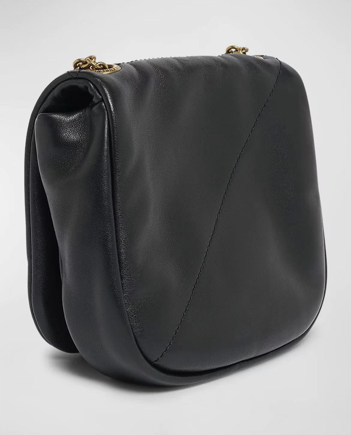 [TOP] Yves Saint Laurent YSL Jamie 4.3 Bag 16x11x4cm/29x21x9.5cm - Black & GHW