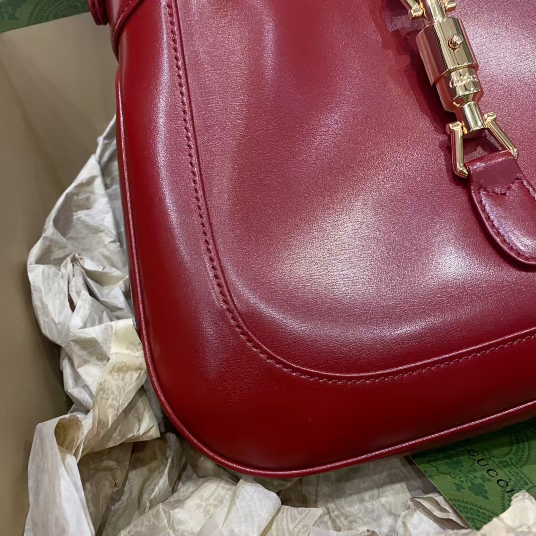 [TOP] GUCCI Jackie 1961 Shoulder Bag Small 27.5x19x4cm - Red