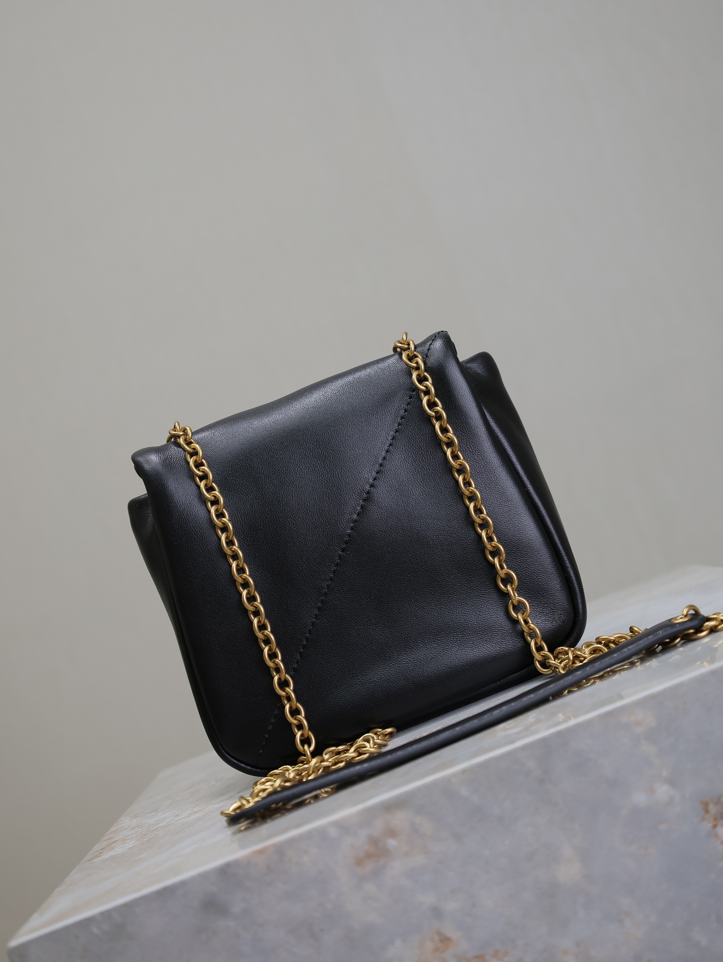 [TOP] Yves Saint Laurent YSL Jamie 4.3 Bag 16x11x4cm/29x21x9.5cm - Black & GHW