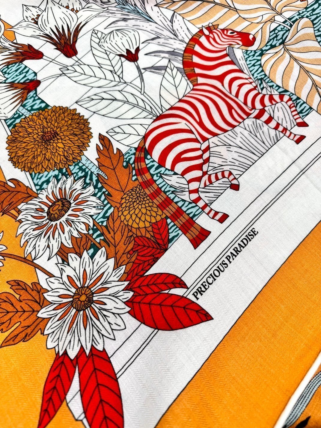 [TOP] HERMES Square Scarf 140*140cm - Orange