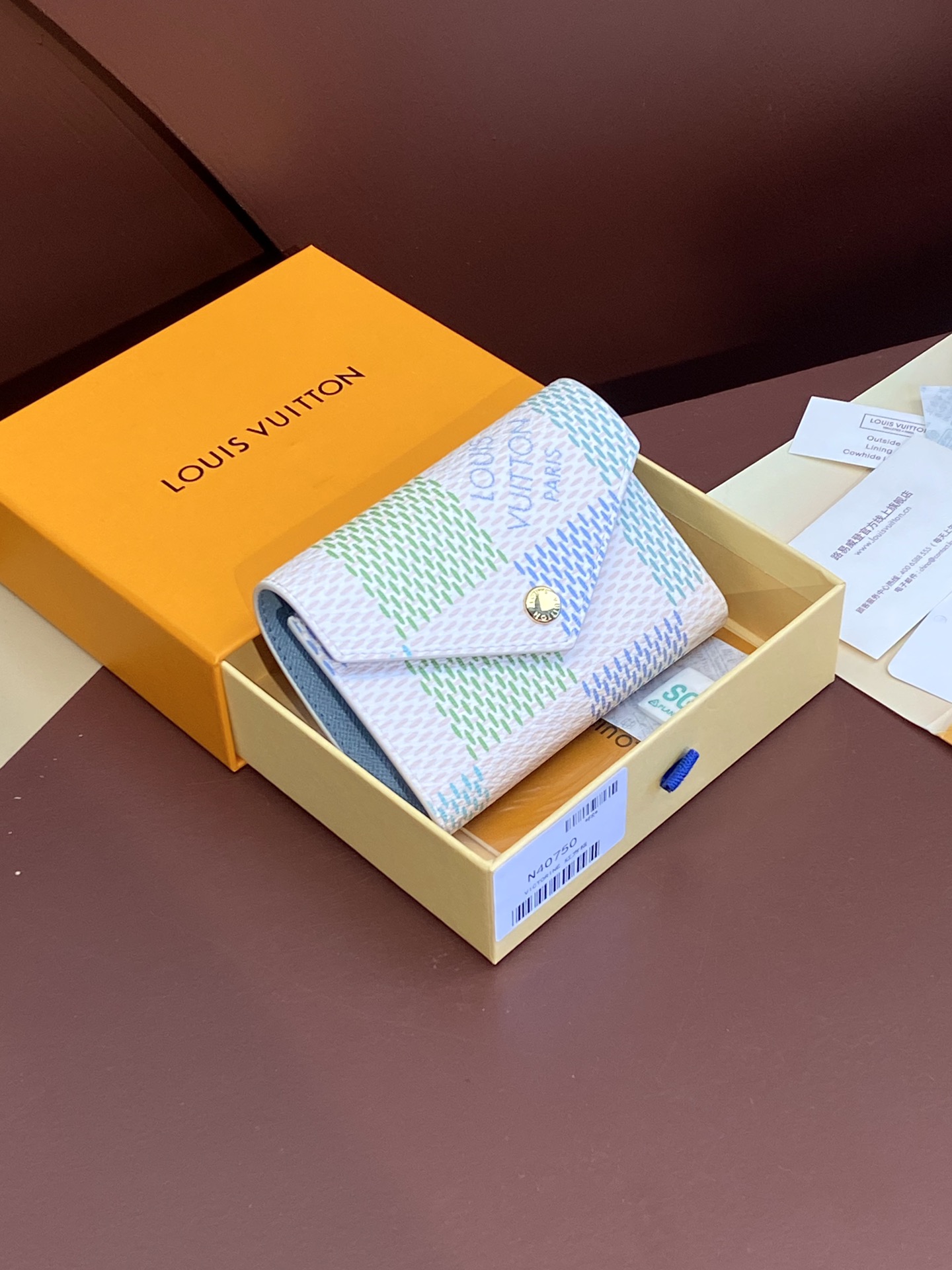 [TOP] Louis Vuitton LV Damiericious Grid Wallet 12x9.5 x1.5 cm- 2 Colors