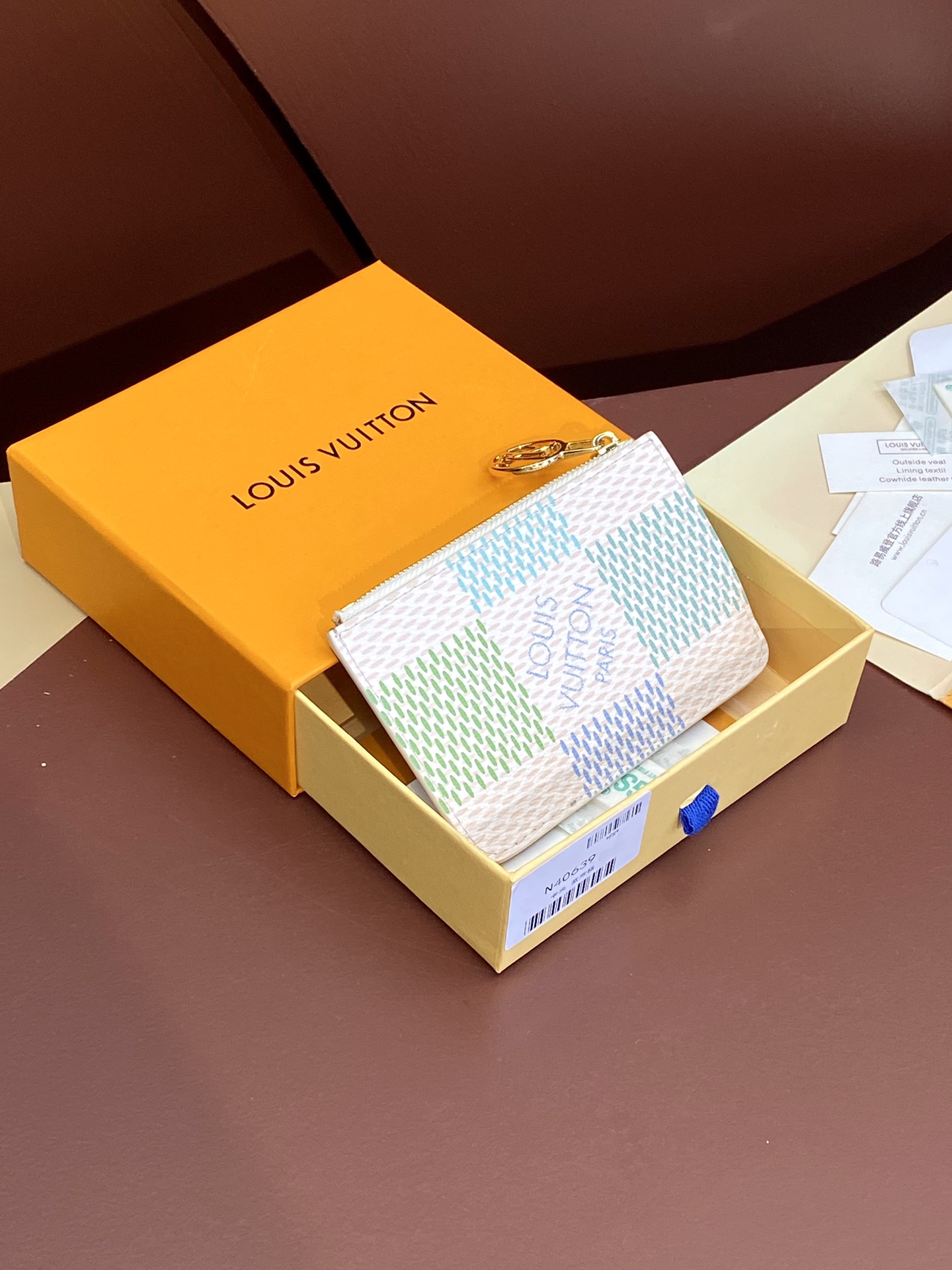 [TOP] Louis Vuitton LV Card Holder 12x8x0.8cm - 2 Colors