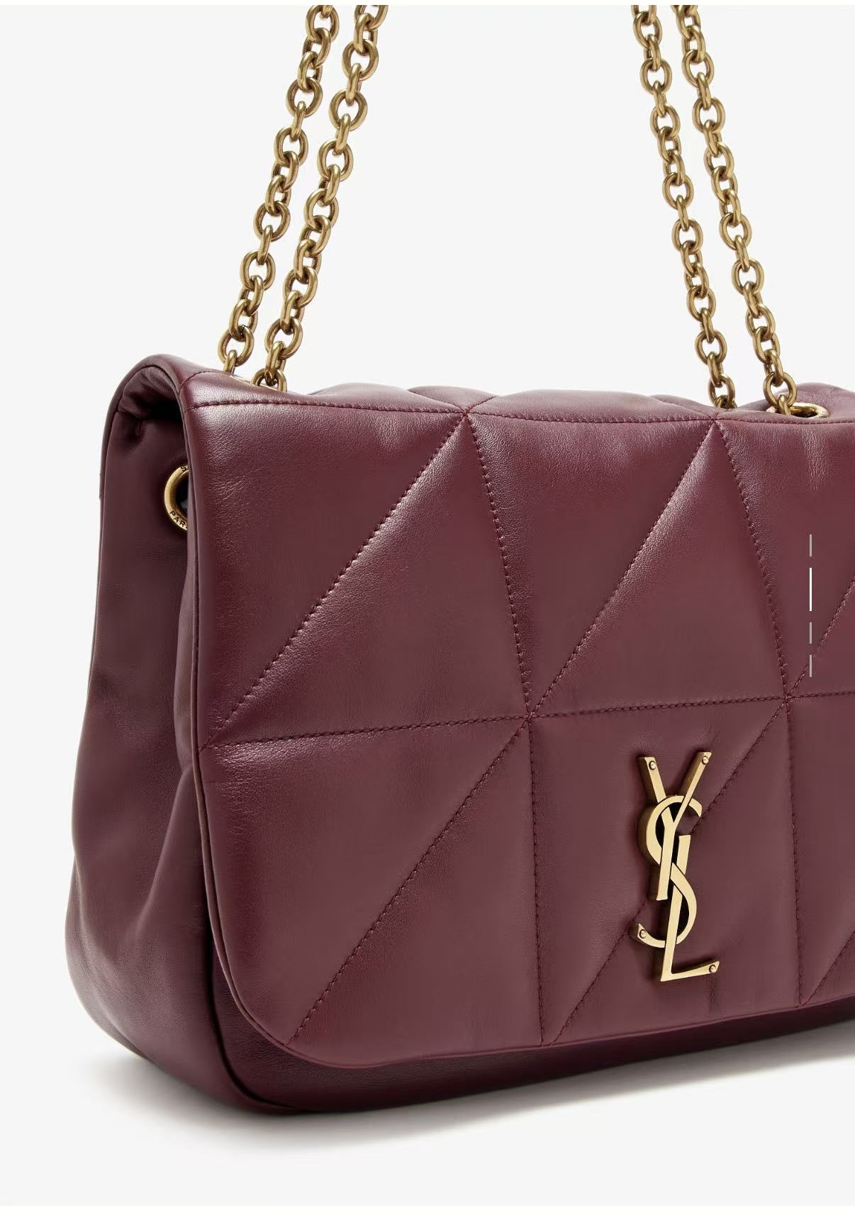 [TOP] Yves Saint Laurent YSL Jamie 4.3 Bag 29x21x9.5cm - Red & GHW