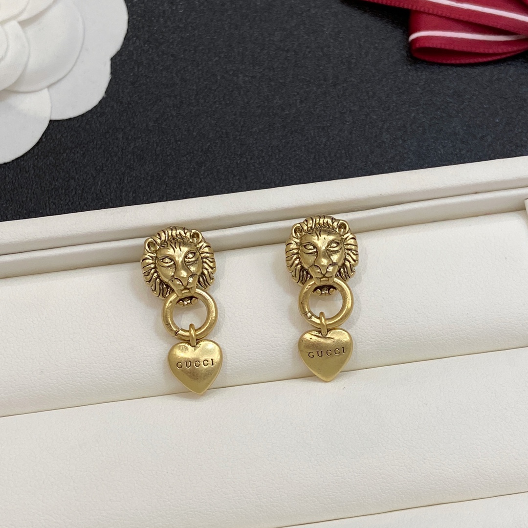 [TOP] GUCCI  Earrings - Gold