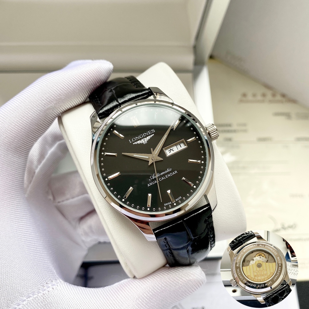 [TOP] LONGINES Men's Watch 40x12mm - 3 Colors