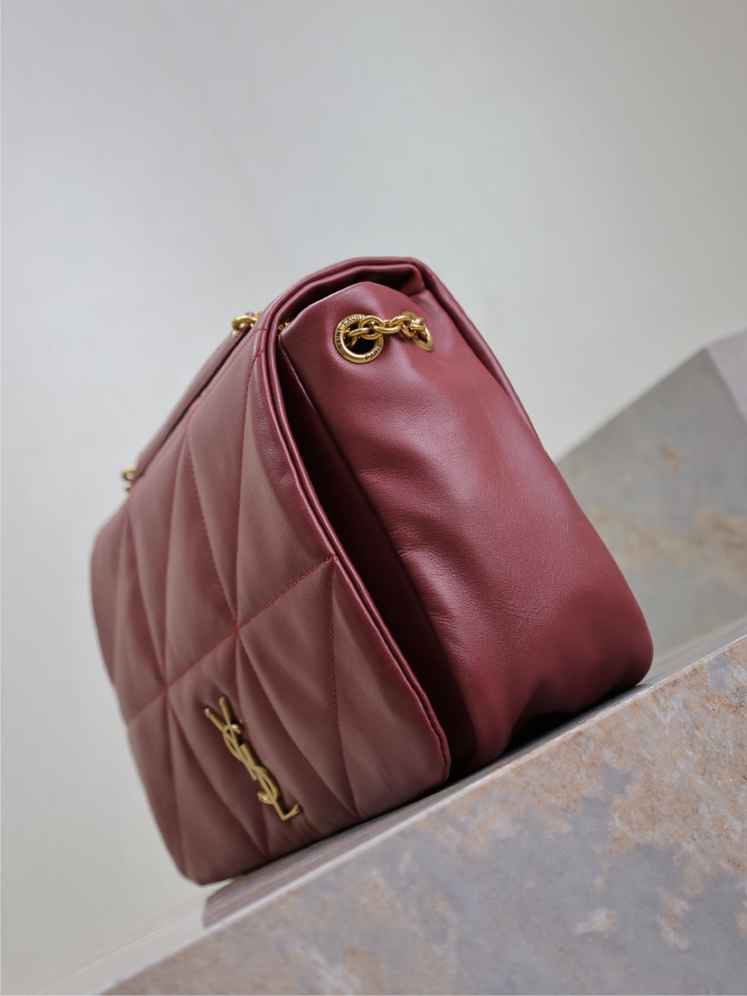 [TOP] Yves Saint Laurent YSL Jamie 4.3 Bag 29x21x9.5cm - Red & GHW