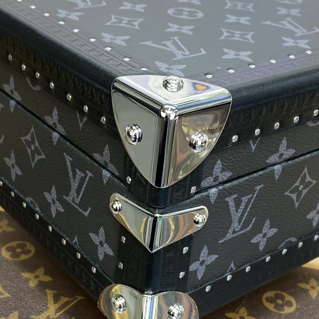 [TOP] Louis Vuitton LV Watch Box - Black