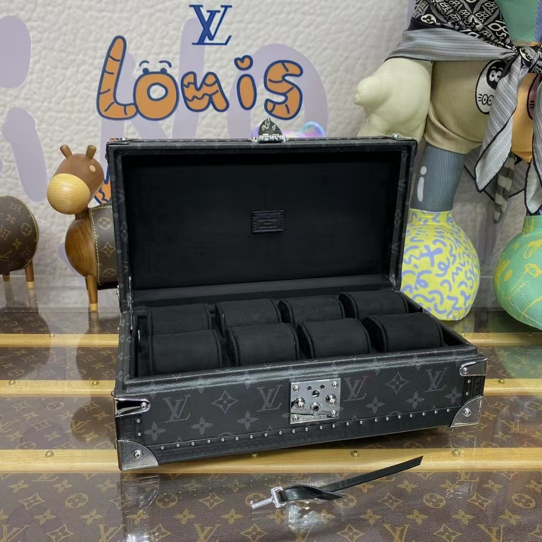 [TOP] Louis Vuitton LV Watch Box - Black