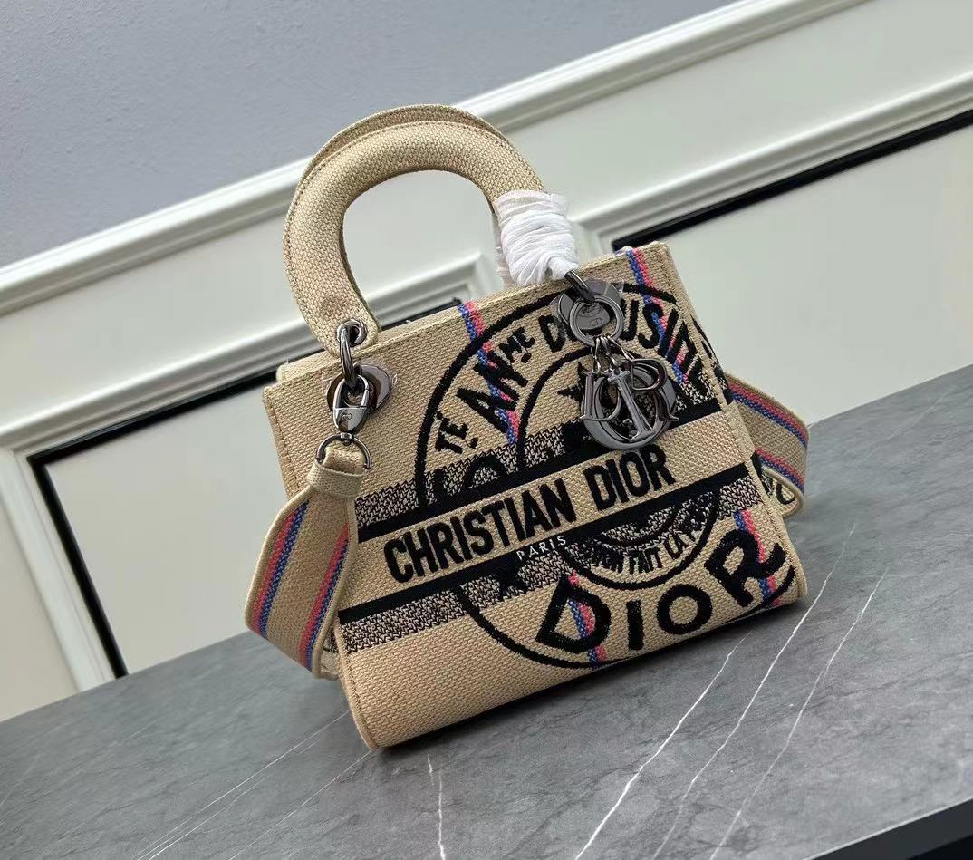 [TOP] Christian Dior Lady Bag Medium 24×20×11cm - Khaki