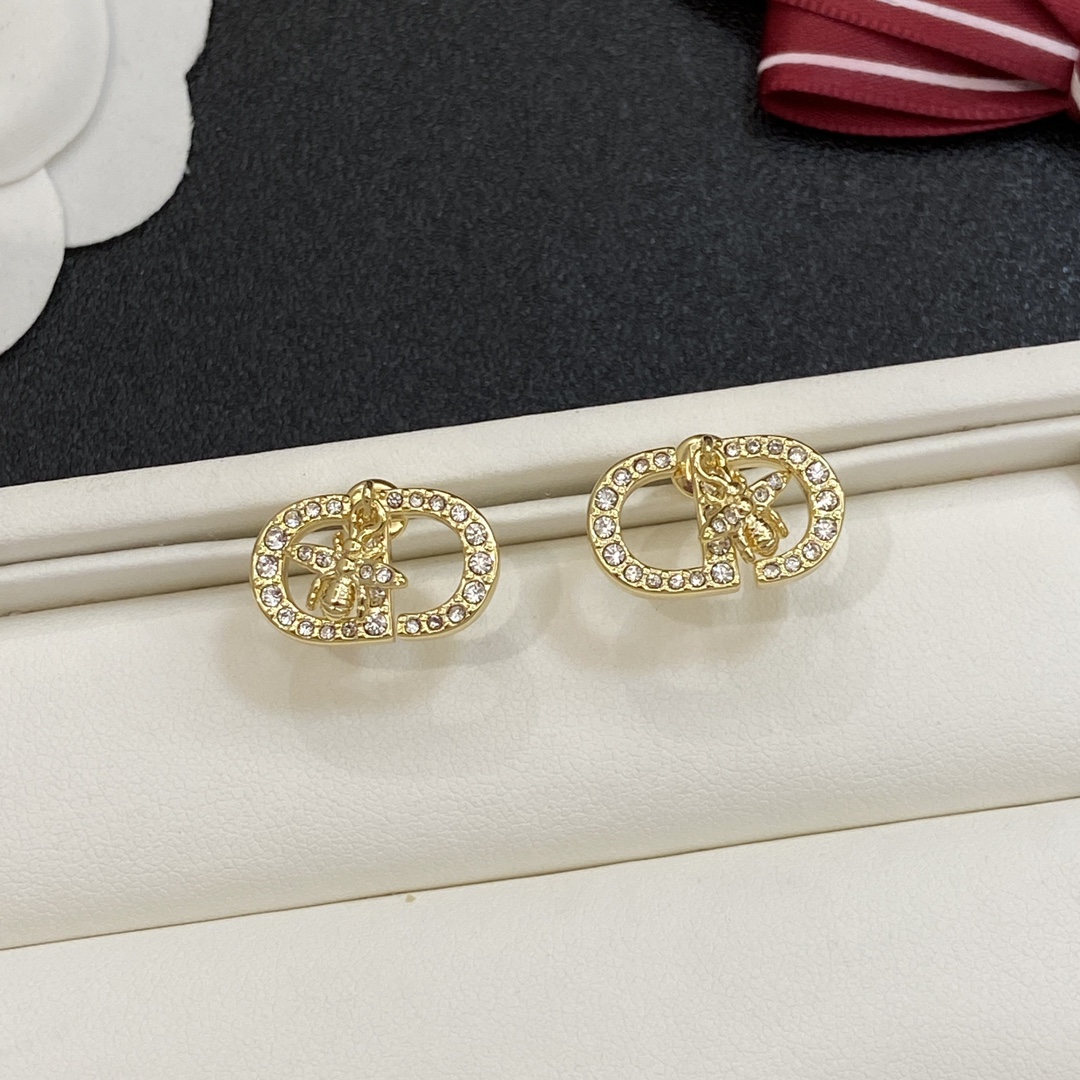 [TOP] Christian Dior Earrings -2 Colors