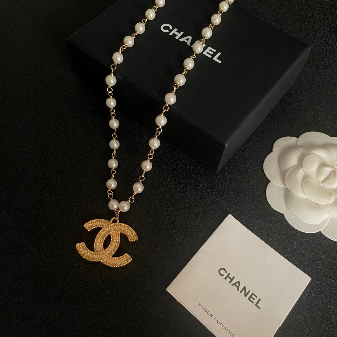 [TOP] CHANEL Necklace - Gold