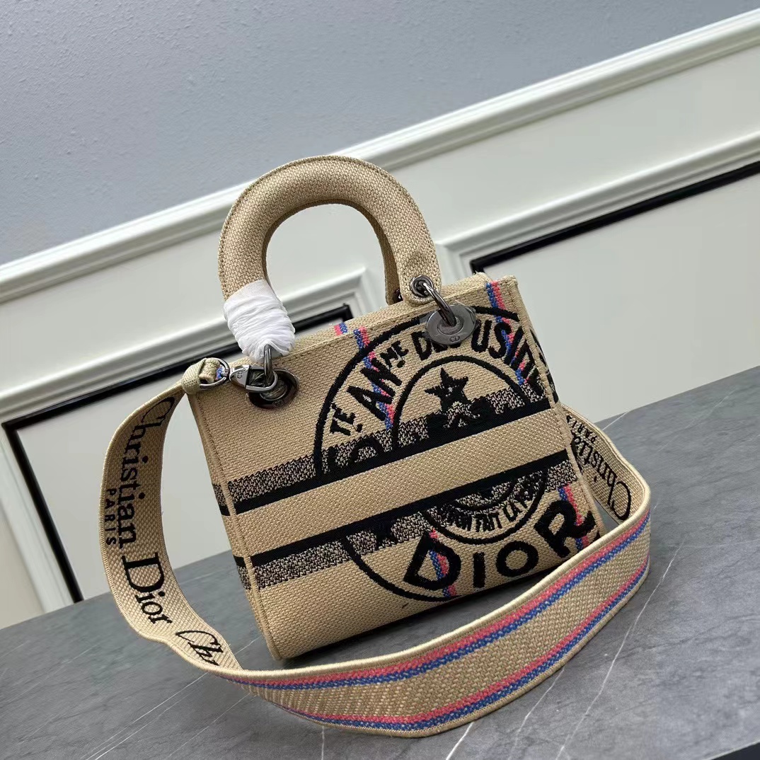 [TOP] Christian Dior Lady Bag Medium 24×20×11cm - Khaki