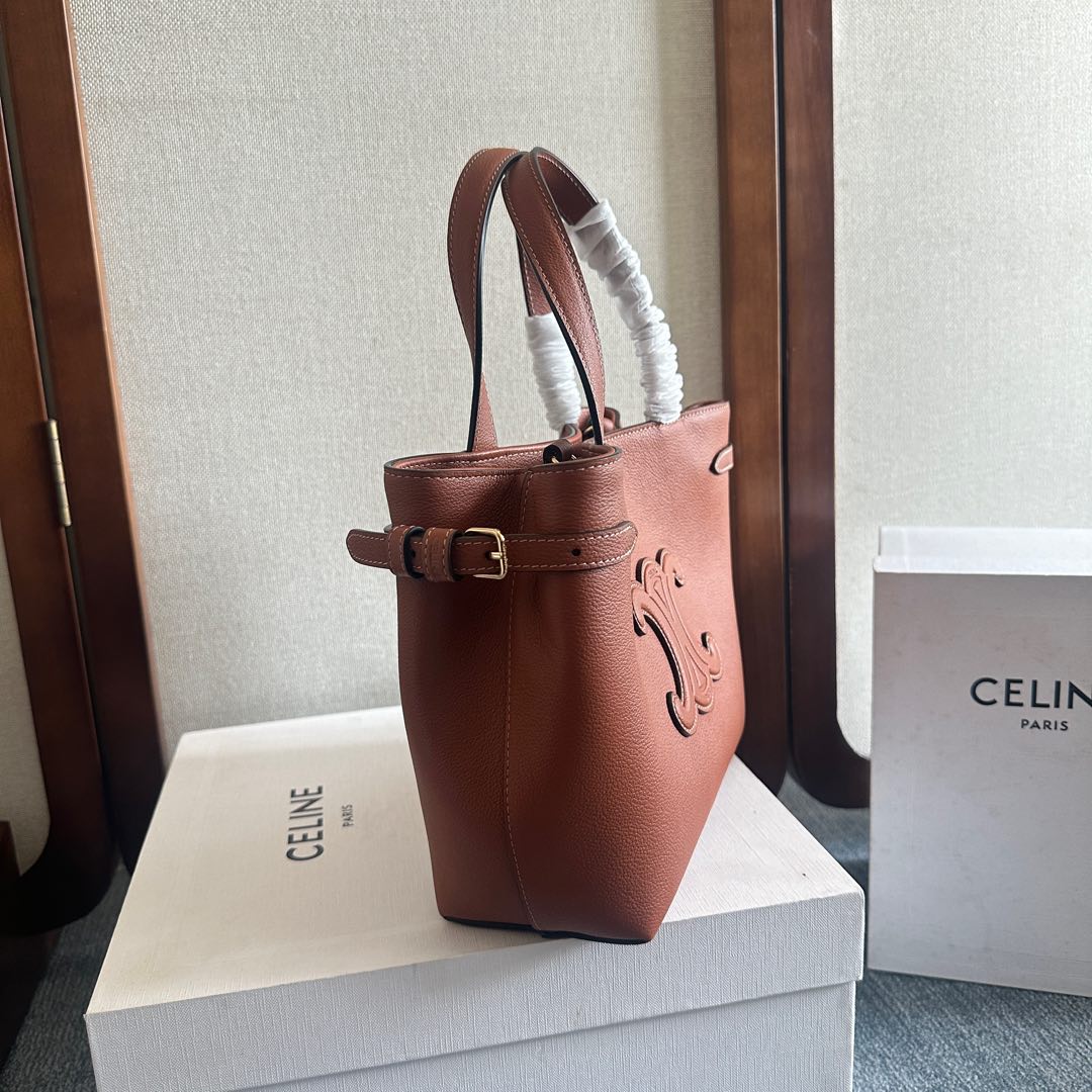 [TOP] CELINE CABAS ANAIS CUIR TRIOMPHE Bag 20.5 x 9 x 19 CM - 4 Colour