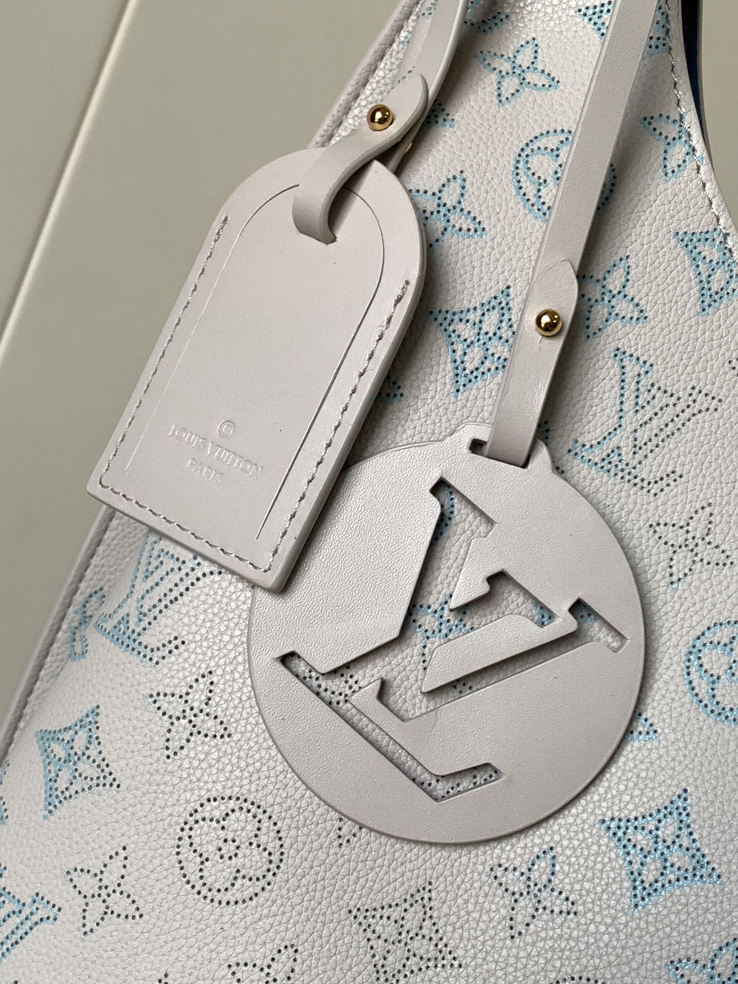 [TOP] Louis Vuitton LV Sac Carmel Bag 40x17x35cm - Light Blue