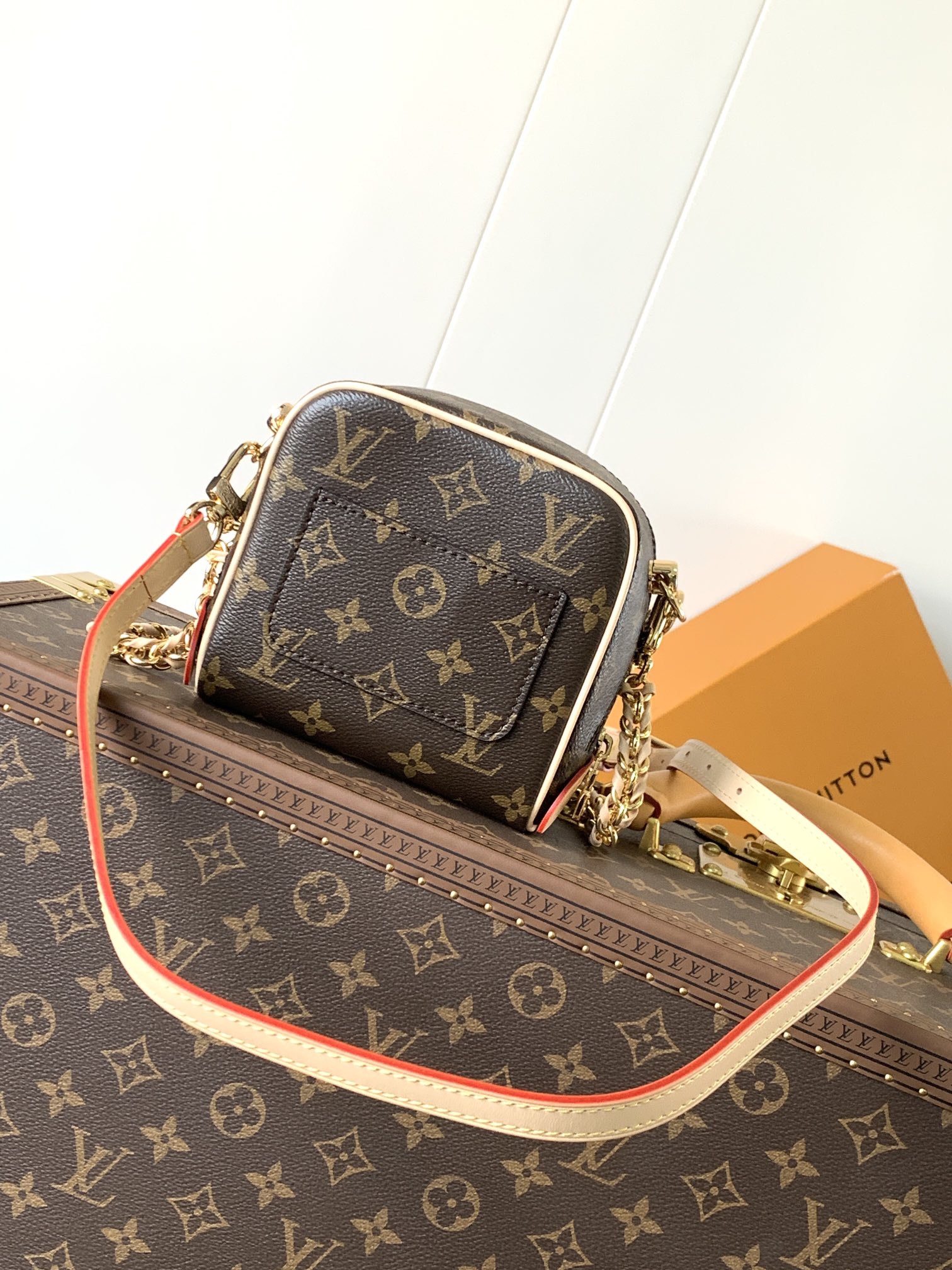 [TOP] Louis Vuitton LV Just In Case Bag 13 x 14 x 11.5 cm - Monogram
