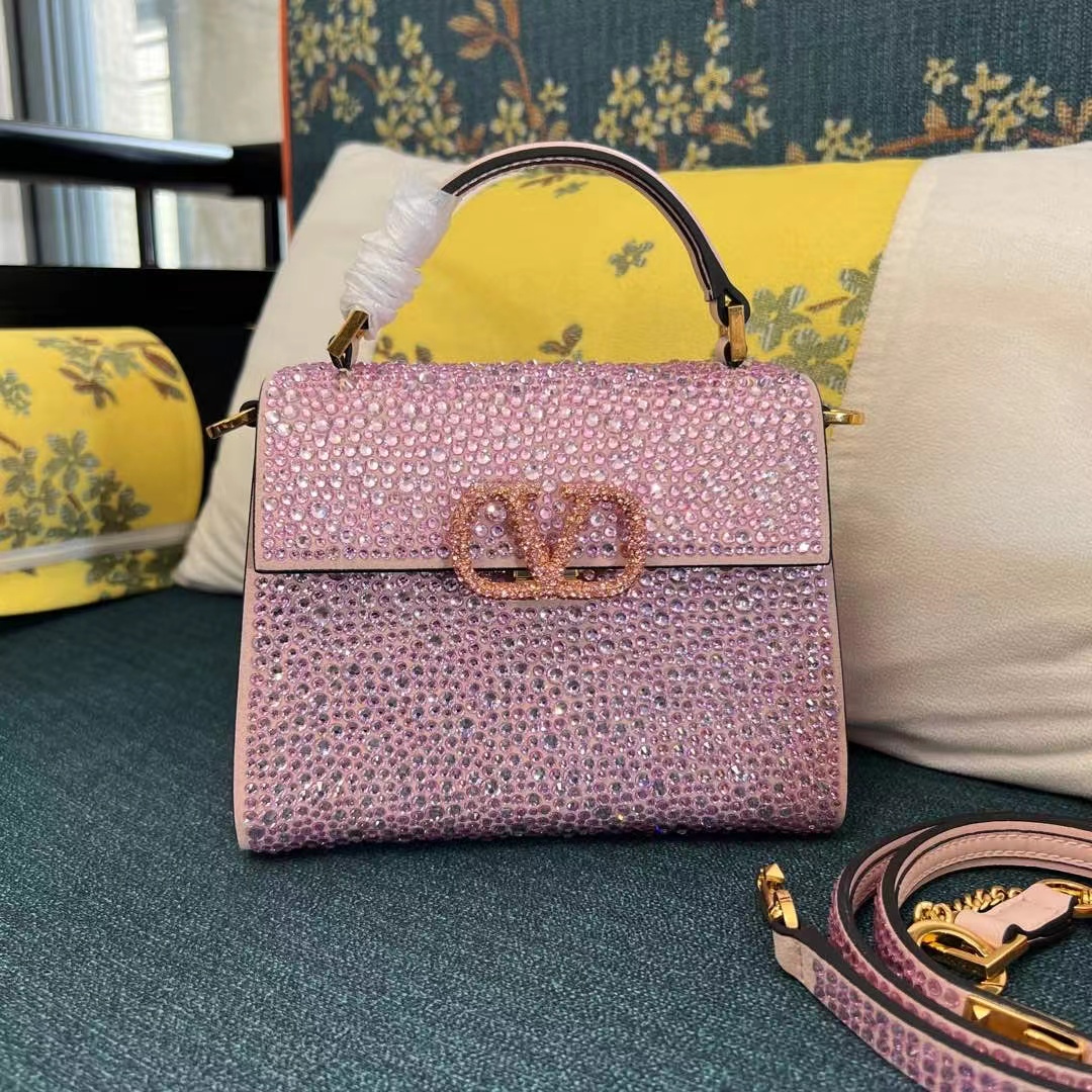 [TOP] VALENTINO Garavani Vsling Bag 19-13-9cm- 2 Colors