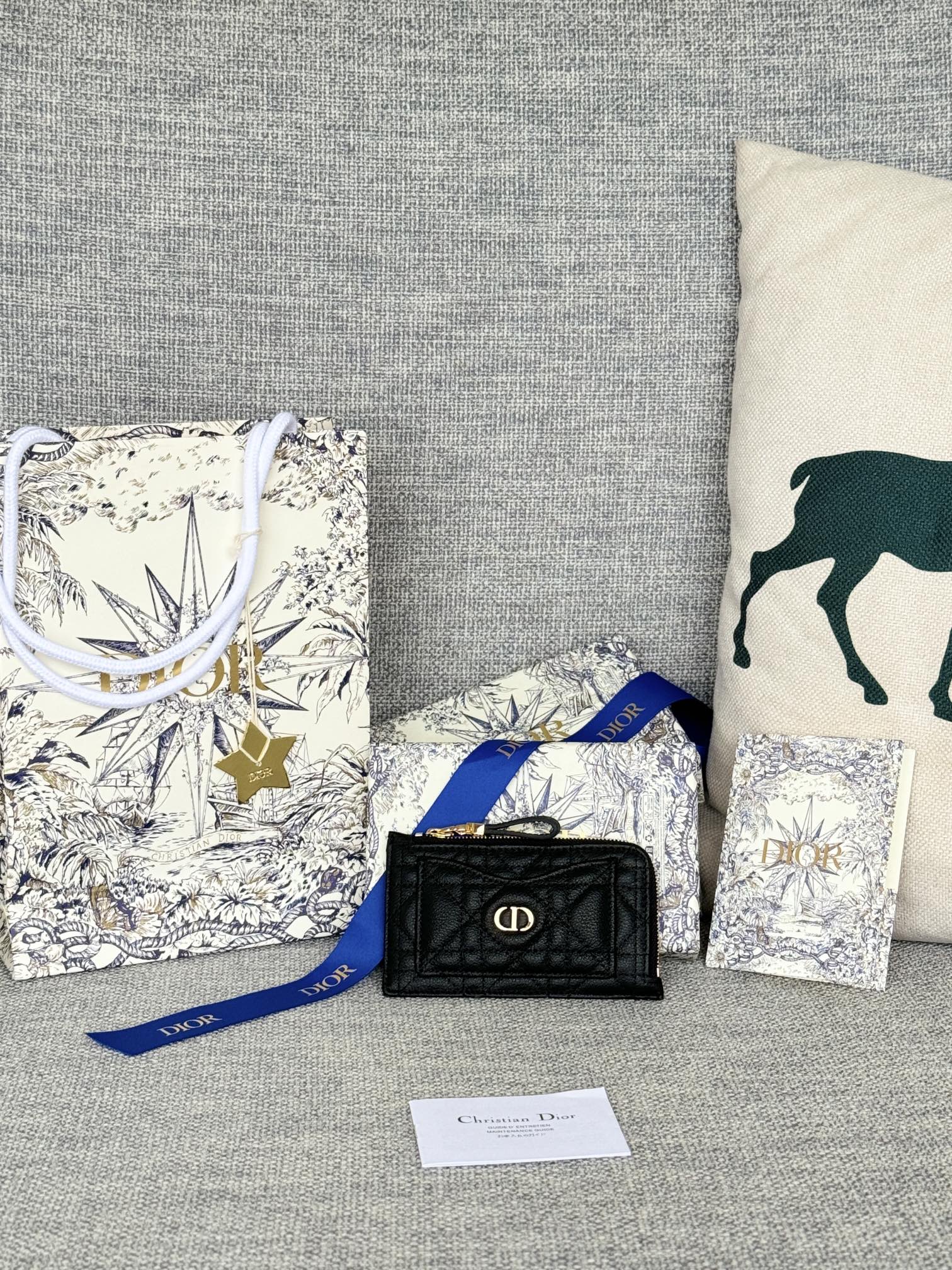 [TOP] Christian Dior Card Holder 13.5*8.5*1.5 cm - 10 Colour