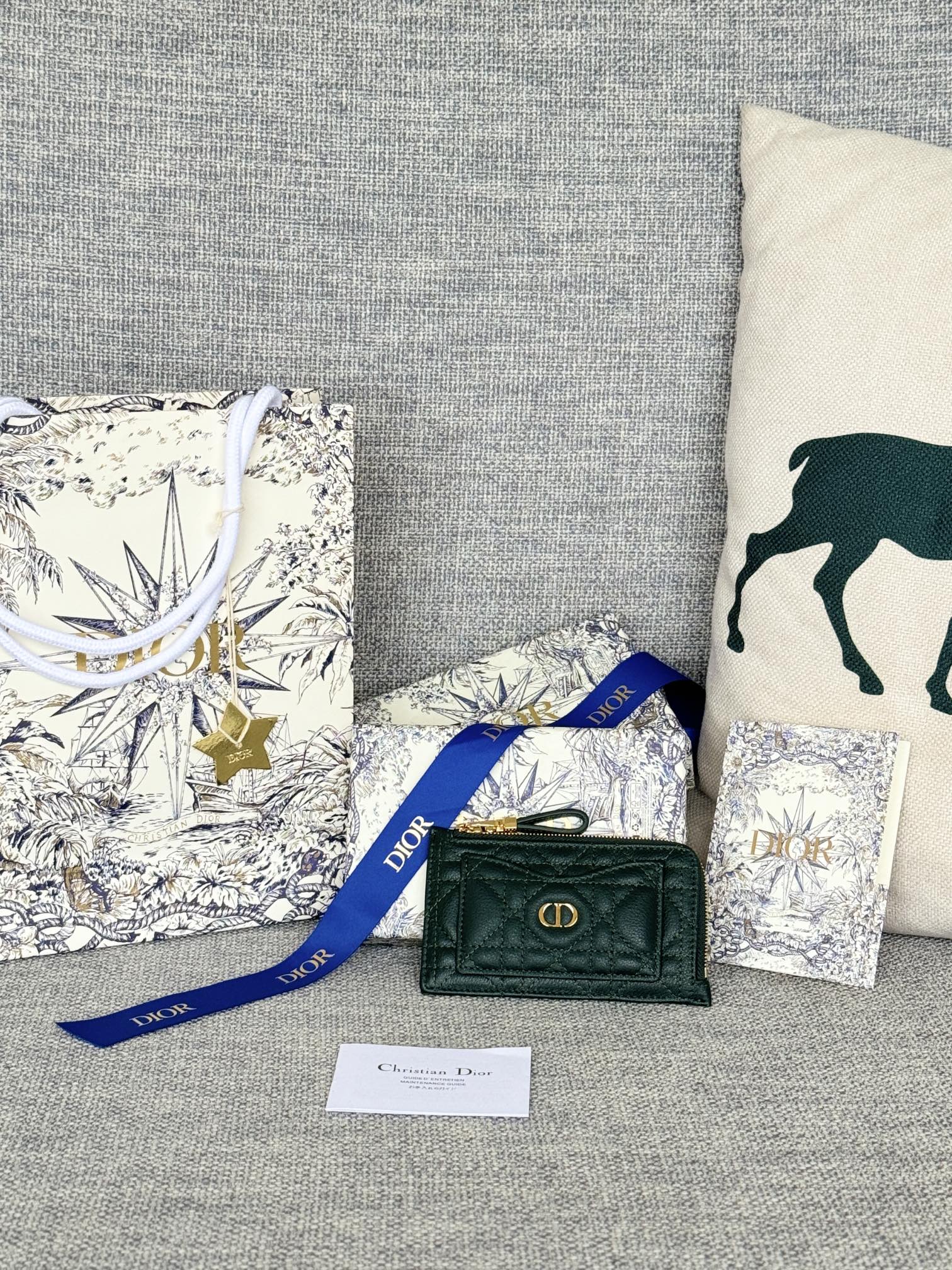 [TOP] Christian Dior Card Holder 13.5*8.5*1.5 cm - 10 Colour