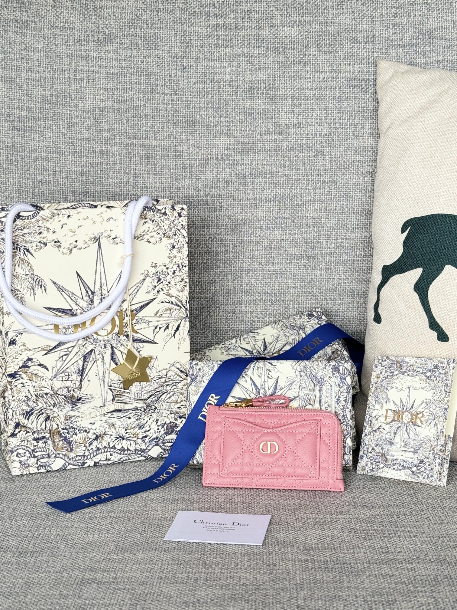 [TOP] Christian Dior Card Holder 13.5*8.5*1.5 cm - 10 Colour