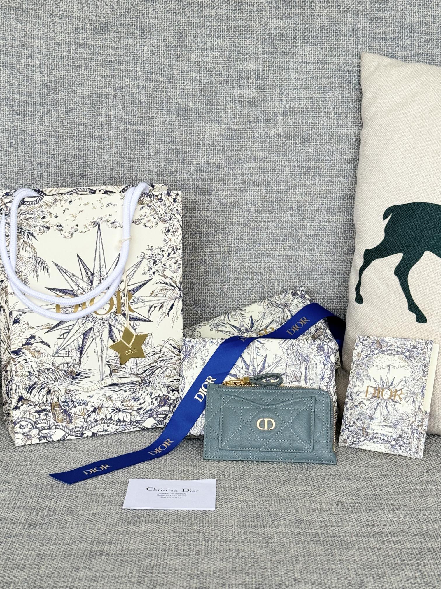 [TOP] Christian Dior Card Holder 13.5*8.5*1.5 cm - 10 Colour