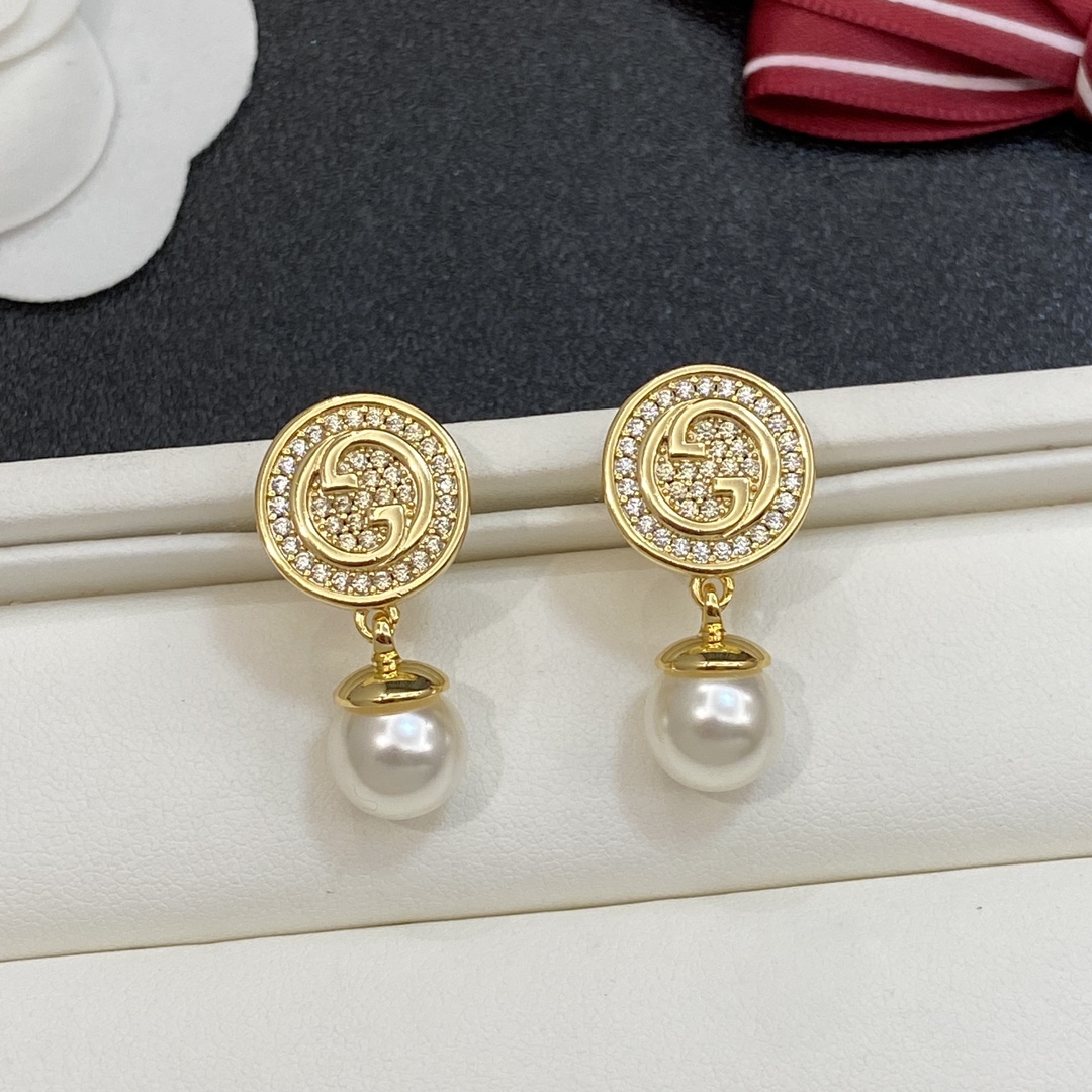 [TOP] GUCCI  Earrings - Gold