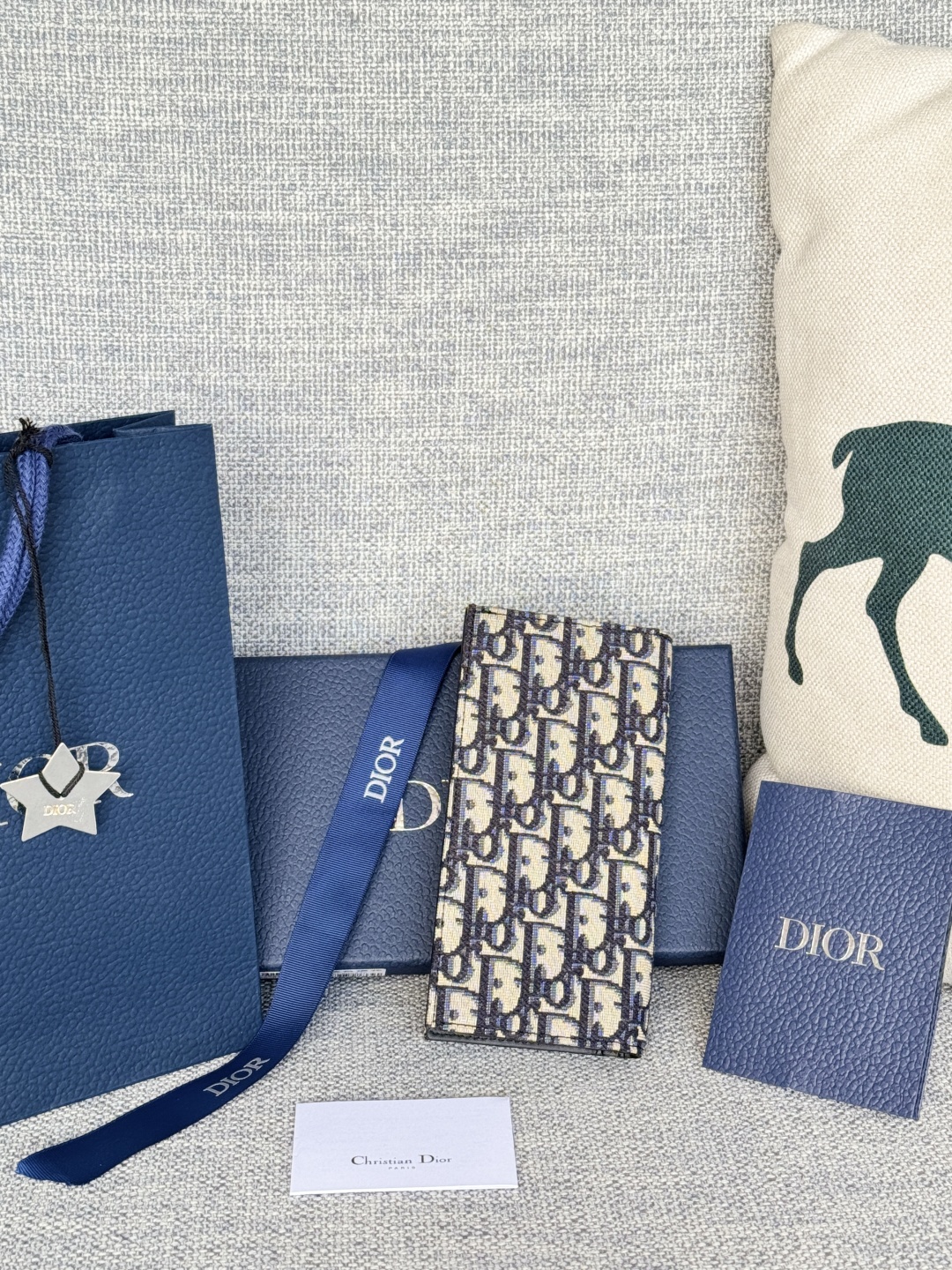 [TOP] Christian Dior Oblique Wallet 9x18.8x2CM-2 Colors