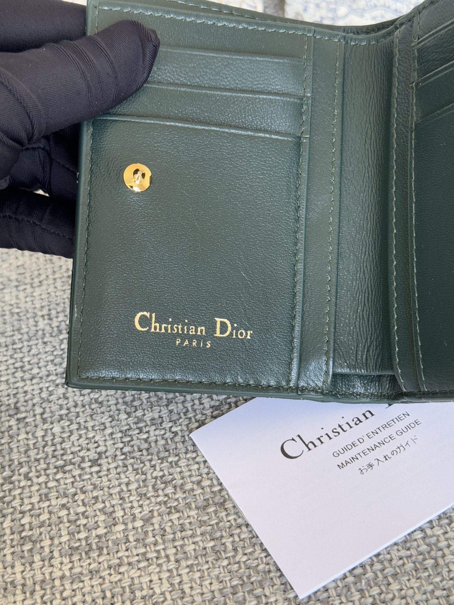 [TOP] Christian Dior Caro Dahlia Wallet 11.5x9x2cm - 10 Colour