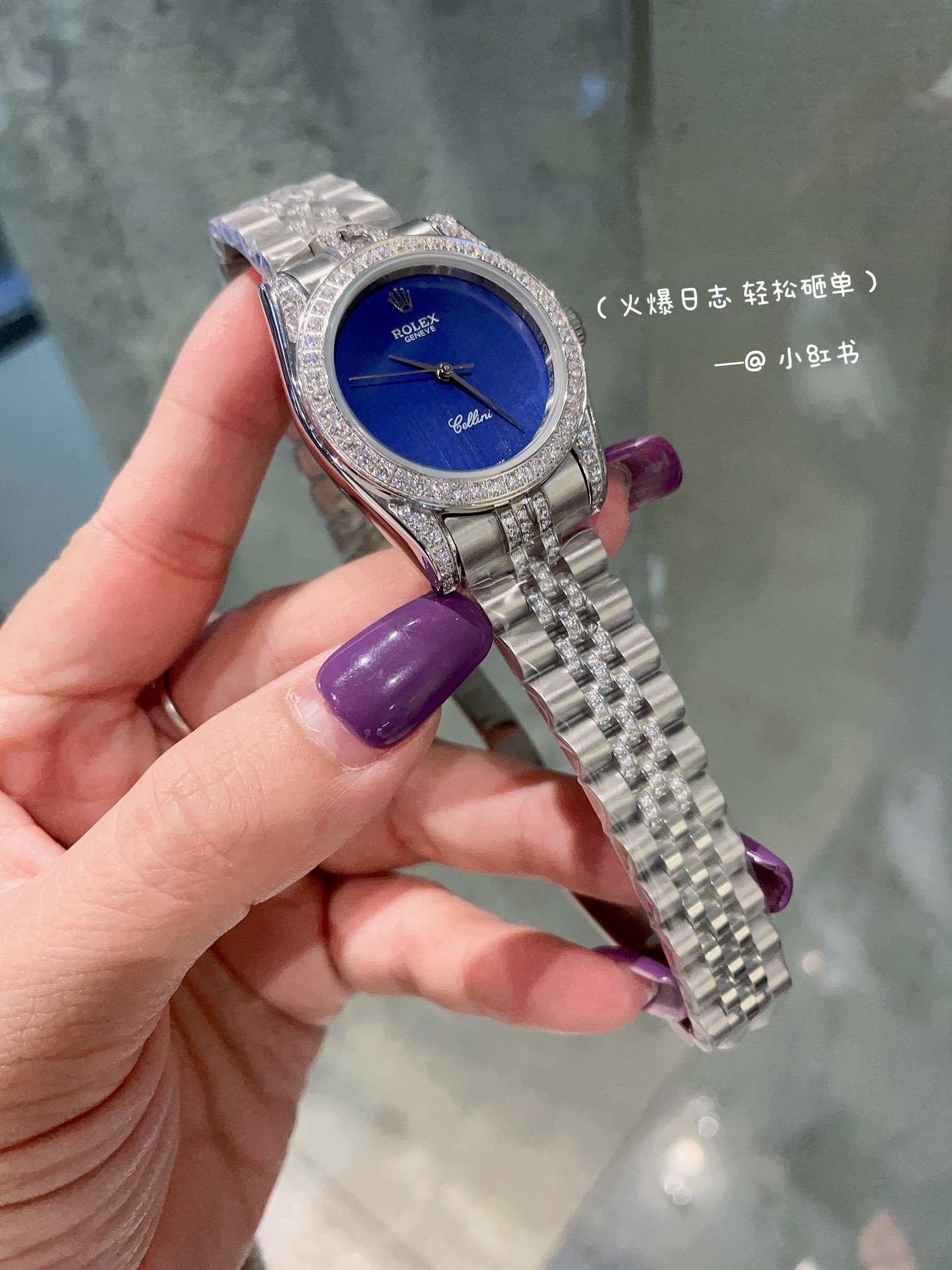 [TOP] ROLEX Watches 31mm - Silver/Blue