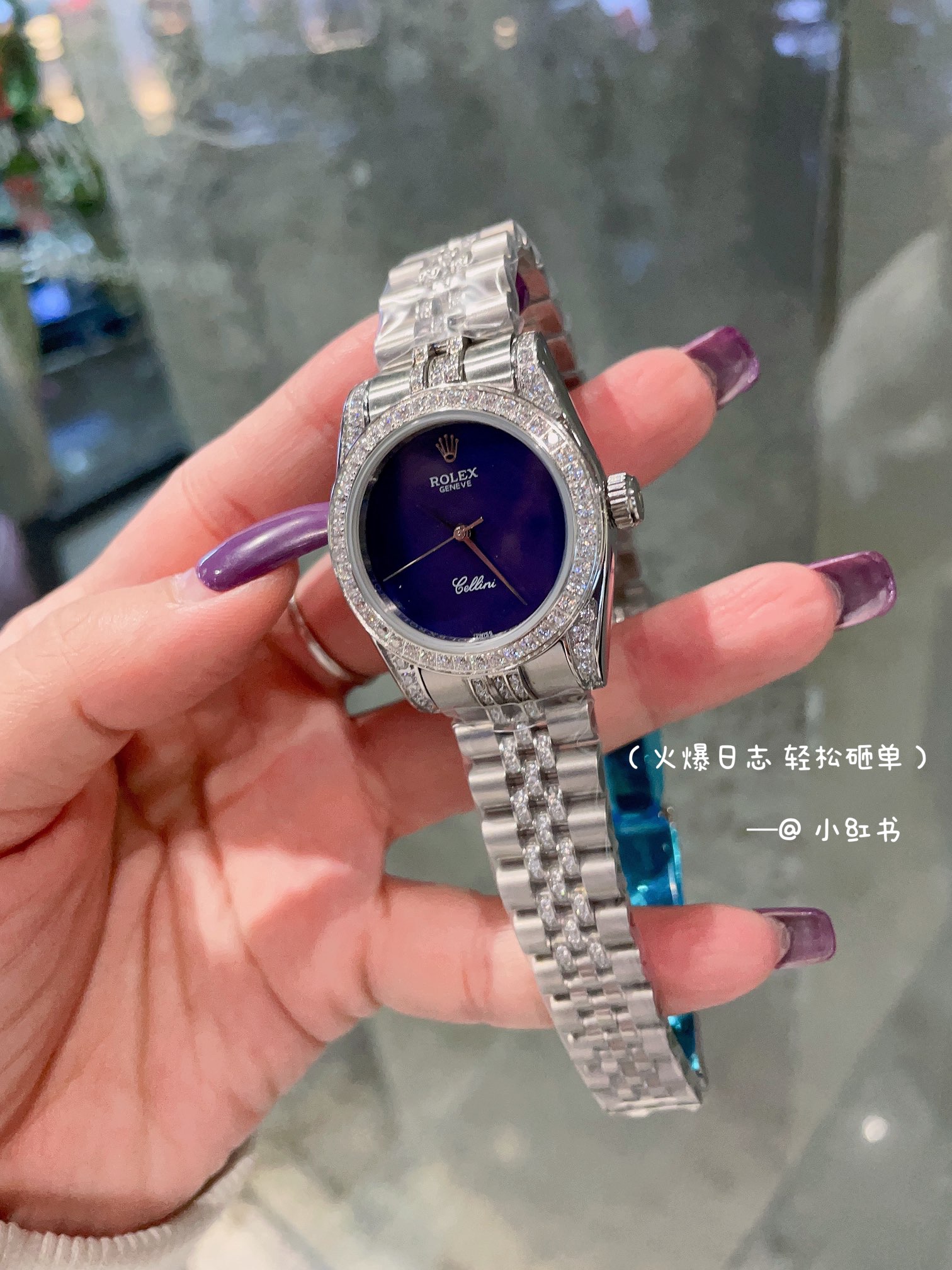 [TOP] ROLEX Watches 31mm - Silver/Blue