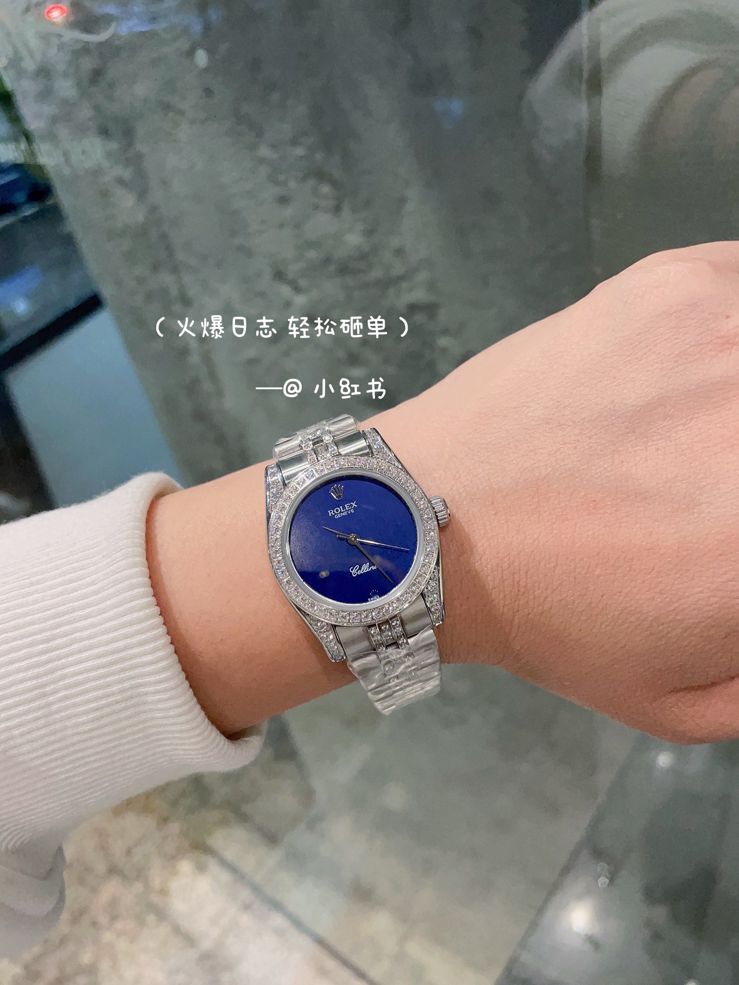[TOP] ROLEX Watches 31mm - Silver/Blue