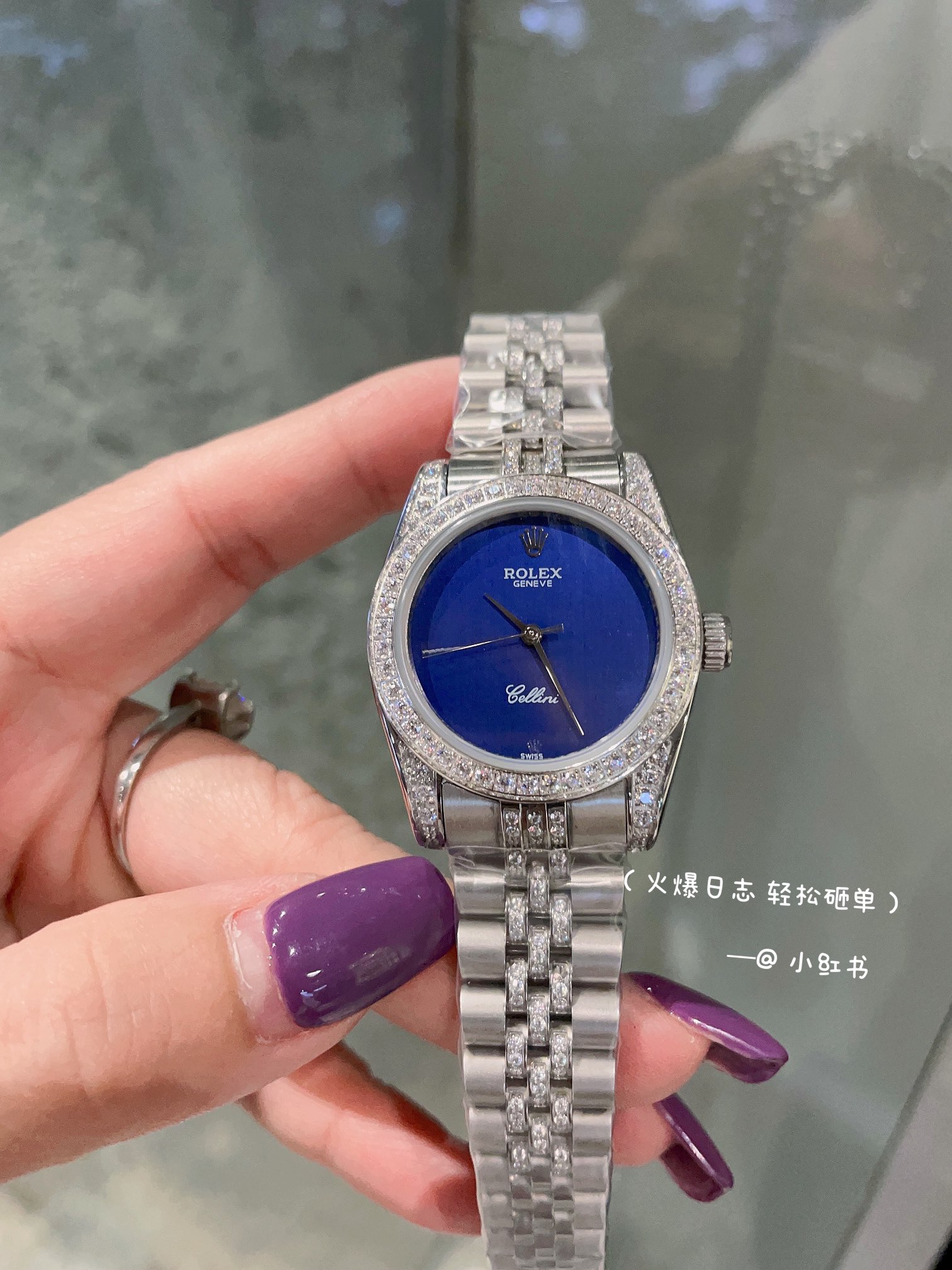 [TOP] ROLEX Watches 31mm - Silver/Blue