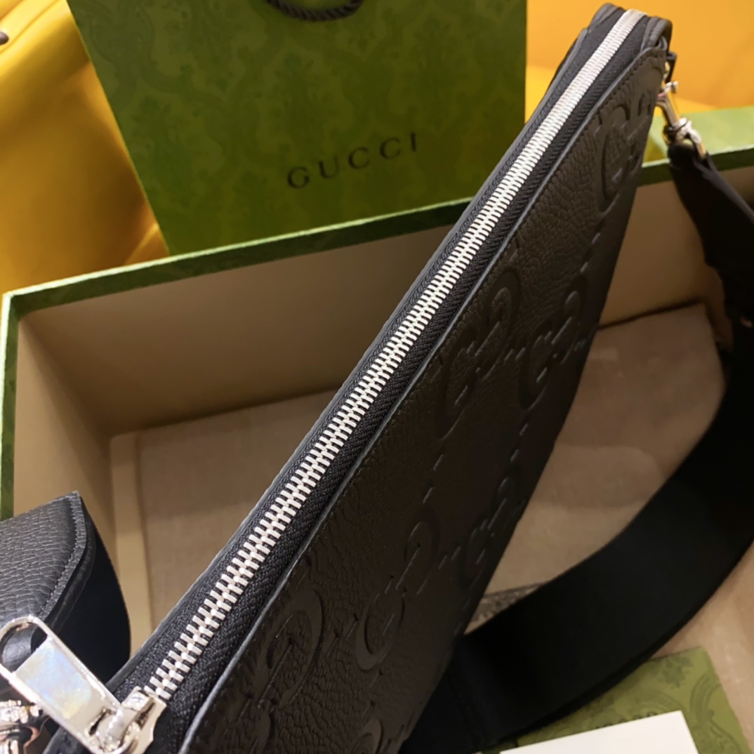 [TOP] GUCCI Men's GG Messenger Bag 31x24.5x5cm - Black