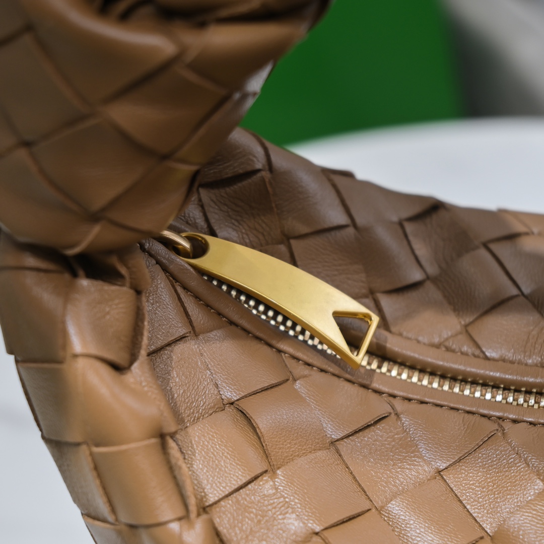 [TOP] Bottega Veneta BV Jodie hobo Bag Lambskin 23x28x8cm - Caramel