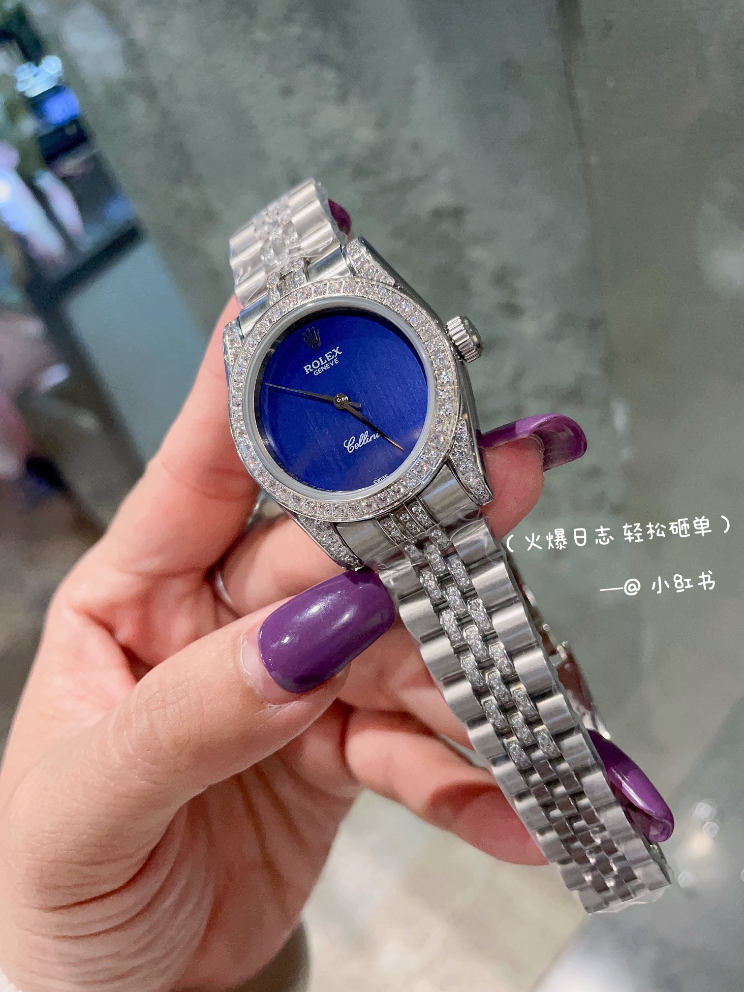 [TOP] ROLEX Watches 31mm - Silver/Blue