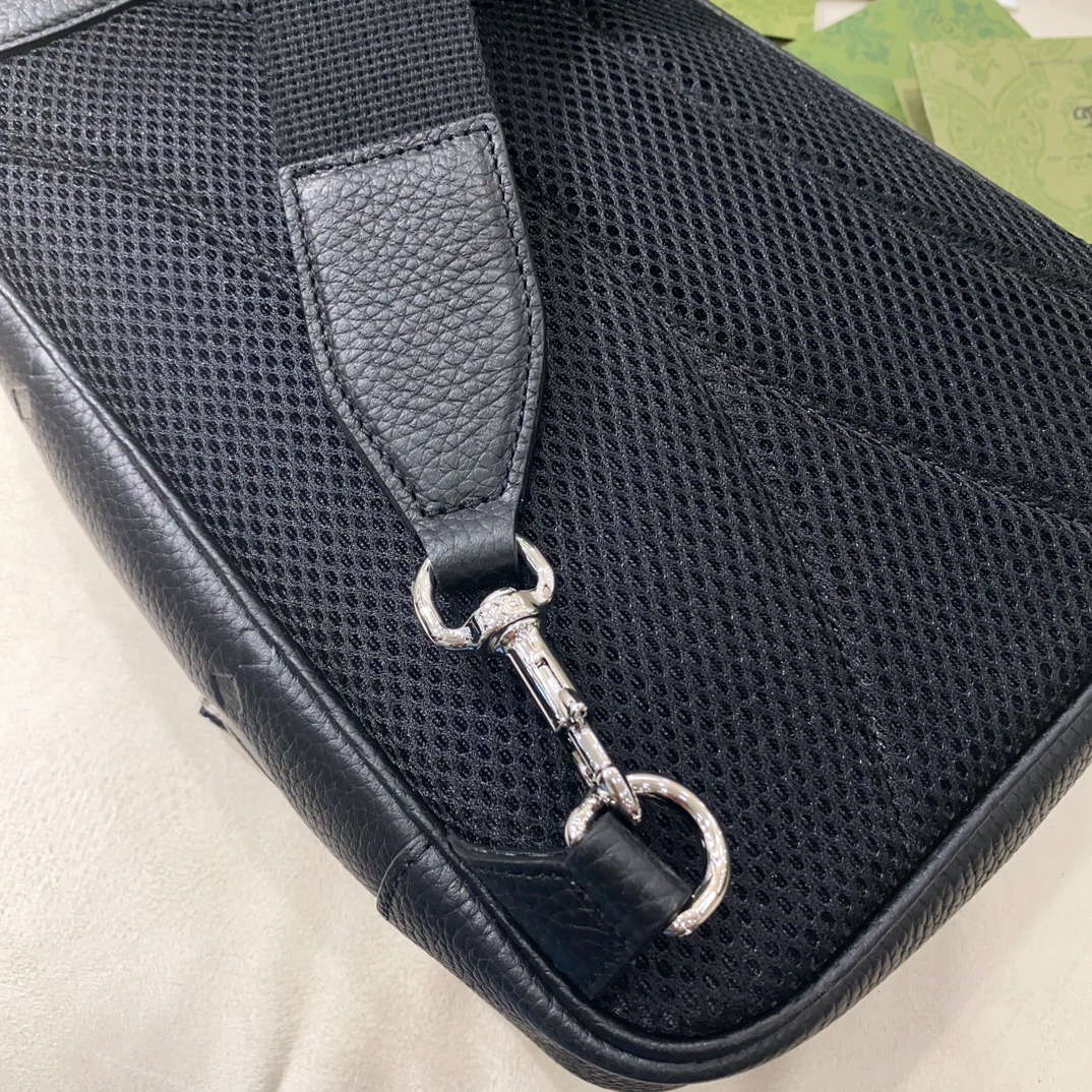 [TOP] GUCCI GG Crossbody Bag 29X19X7cm- Black