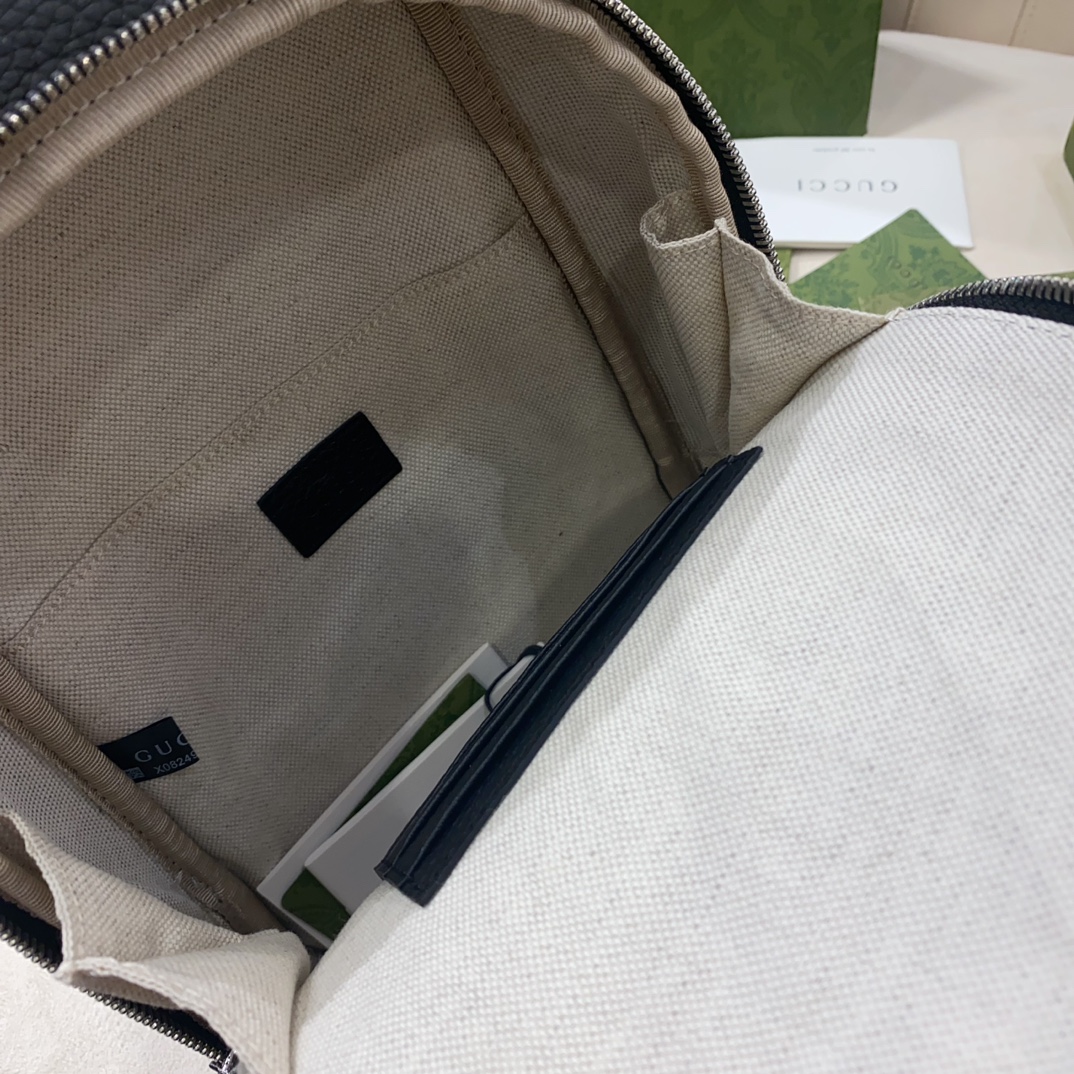 [TOP] GUCCI GG Crossbody Bag 29X19X7cm- Black