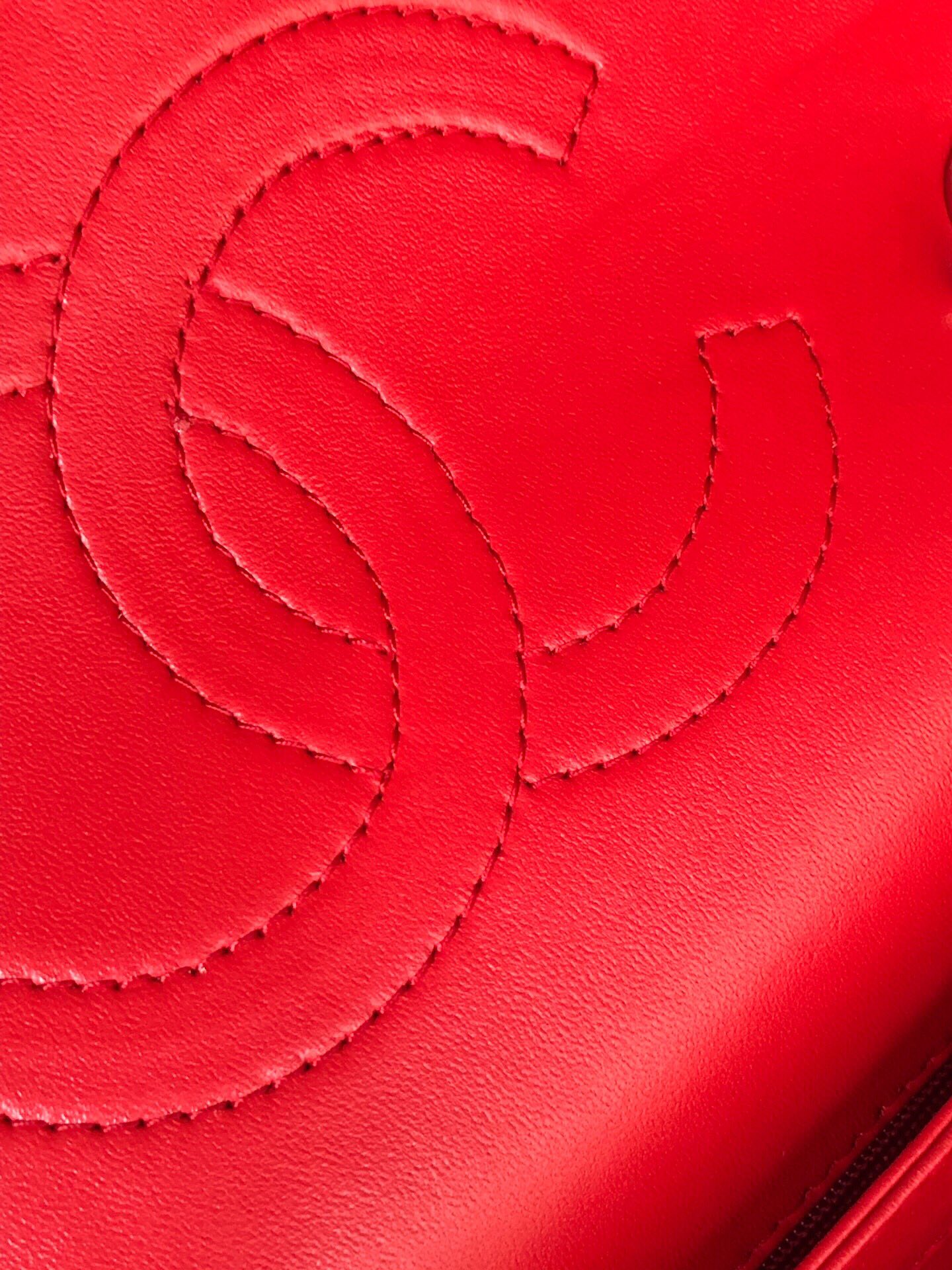 [TOP] CHANEL Trendy CC Handle Bag 25×12×17CM - Red&GHW