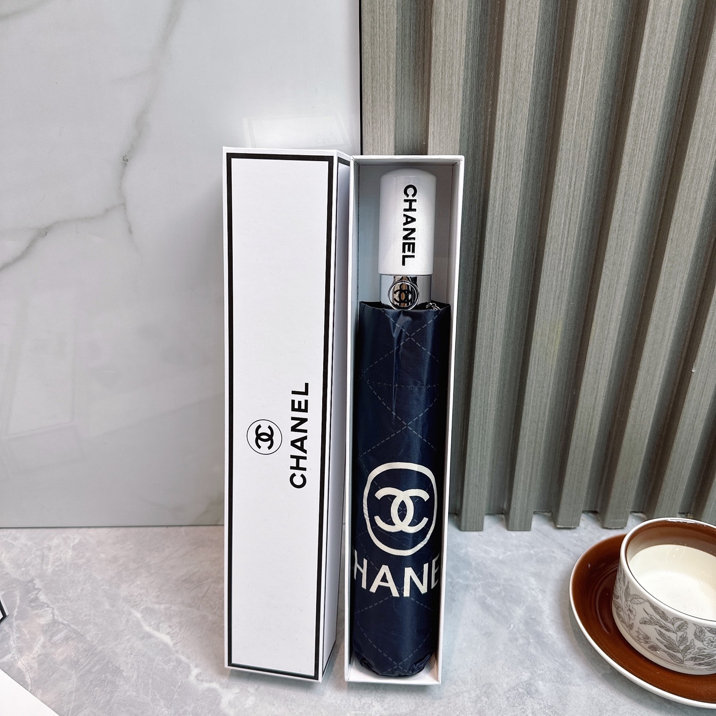 [TOP] CHANEL Umbrella - Black