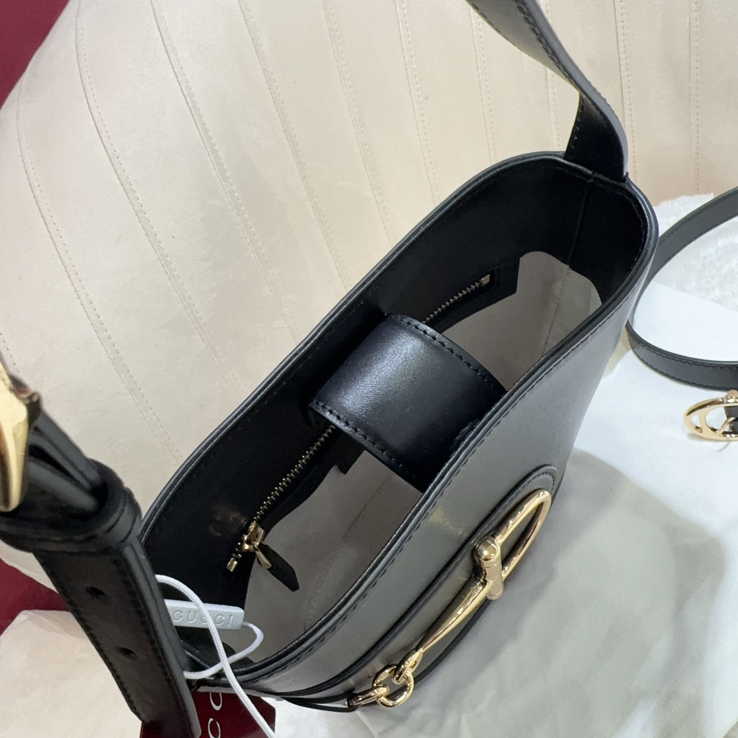 [TOP] GUCCI Mini Bucket Bag Cowhide 18.5 x 20 x 8.5 cm - 5 Colour
