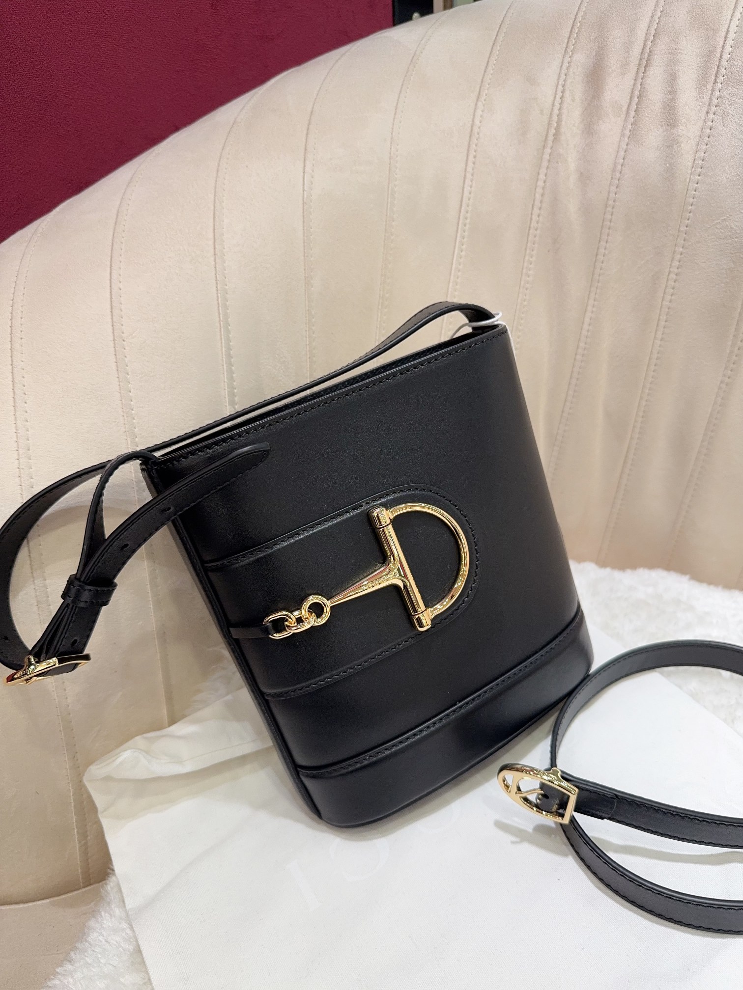 [TOP] GUCCI Mini Bucket Bag Cowhide 18.5 x 20 x 8.5 cm - 5 Colour