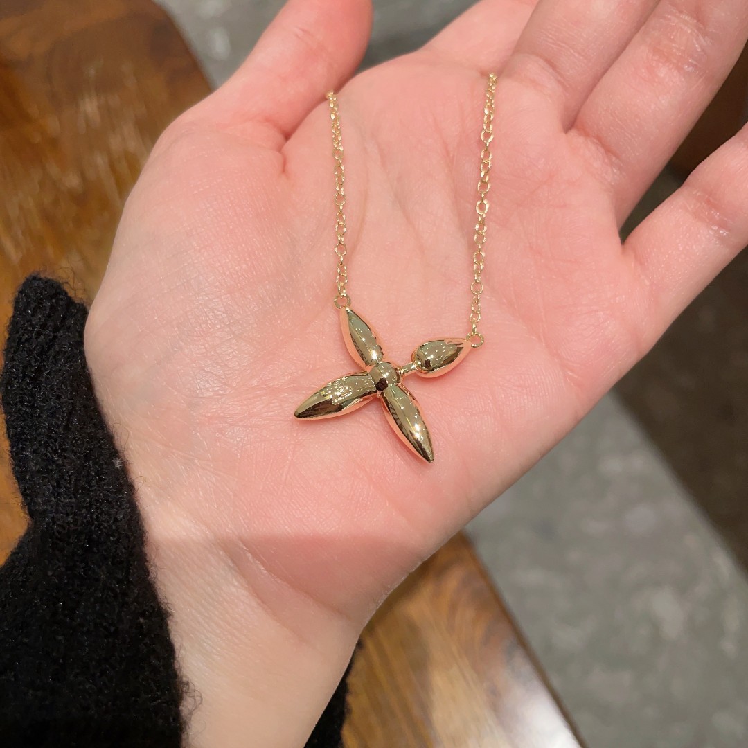 [TOP] Louis Vuitton LV Necklace - Gold